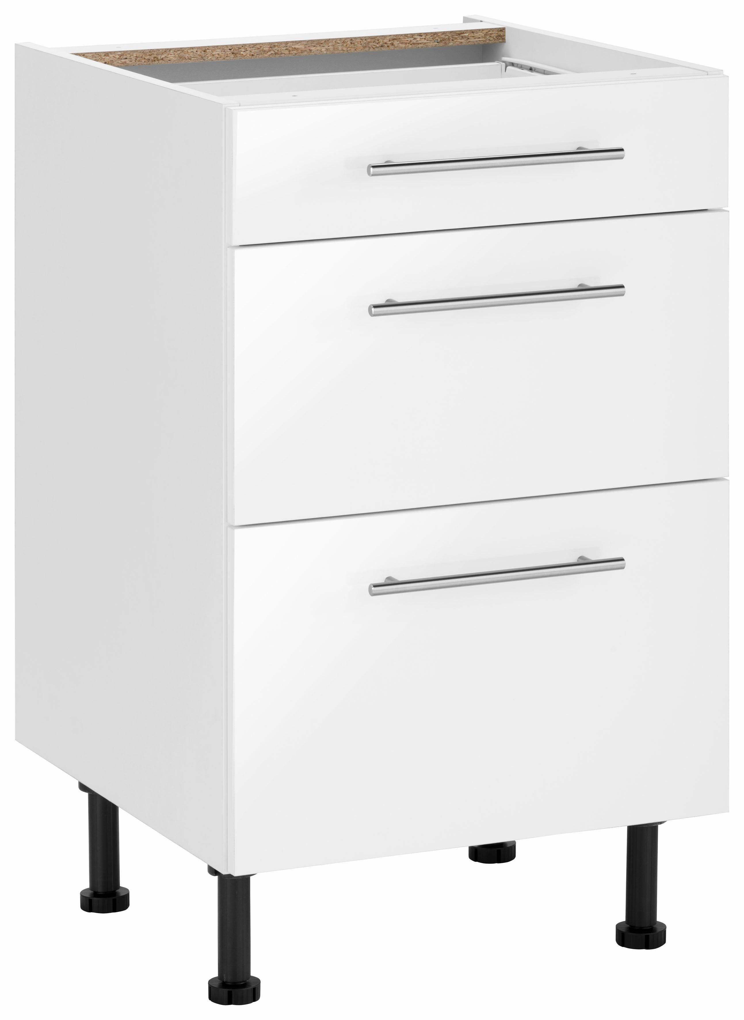 wiho Küchen Onderkast Ela Breedte 50 cm, met soft-closefunctie onderkasten wit