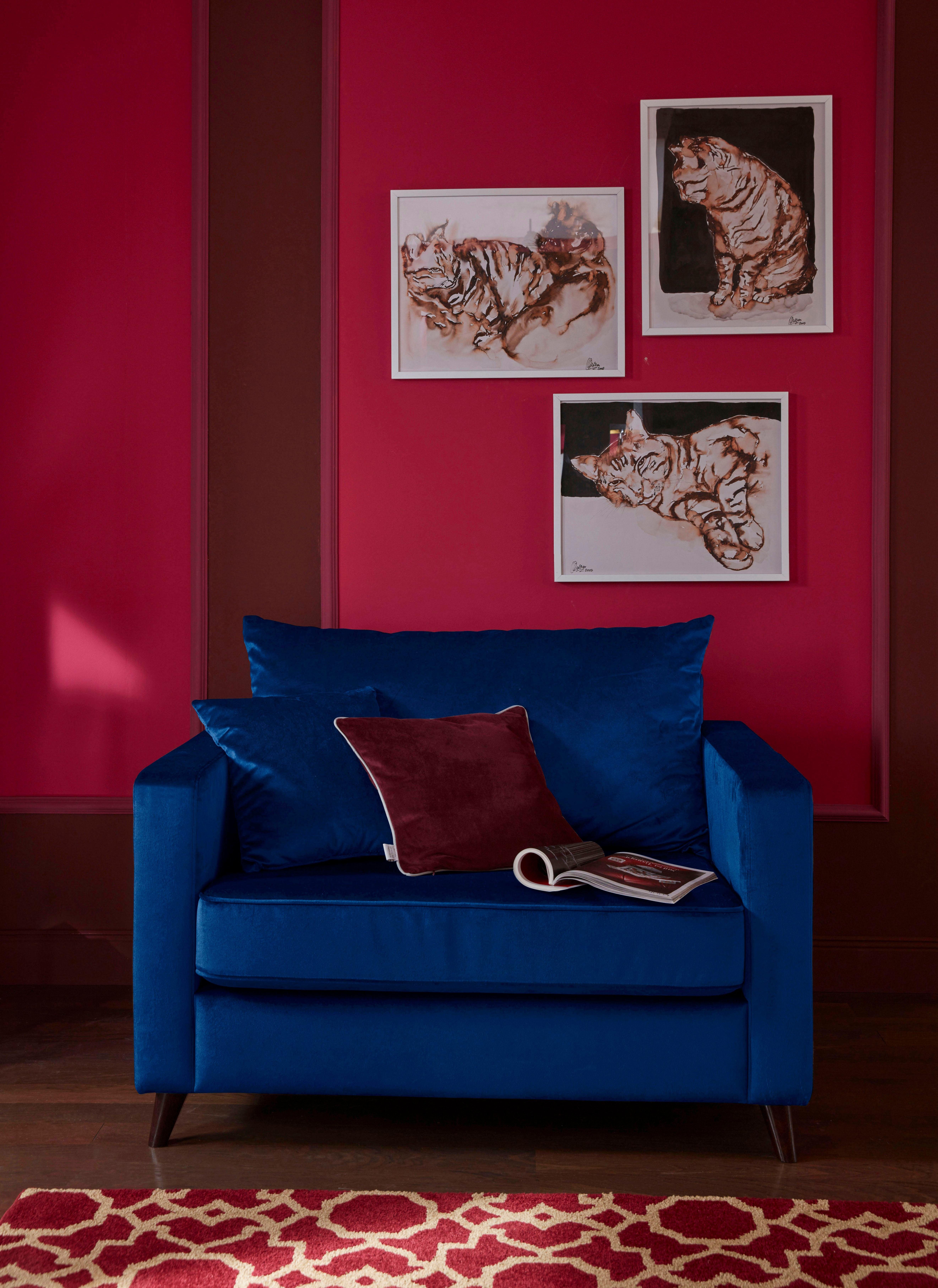 Home affaire Loveseat Renesse los kussen, opstaande naad aan zitkussen (set)