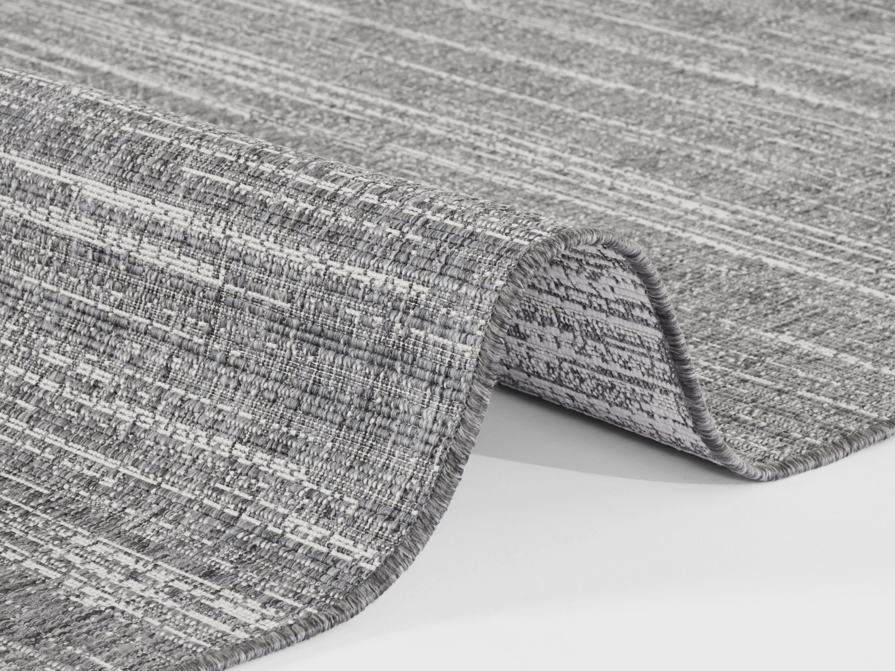 ELLE DECORATION Vloerkleed Mèlange tweezijdig tapijt Vlakweefsel, In-& Outdoor, Modern, tweezijdig, balkon, woonkamer