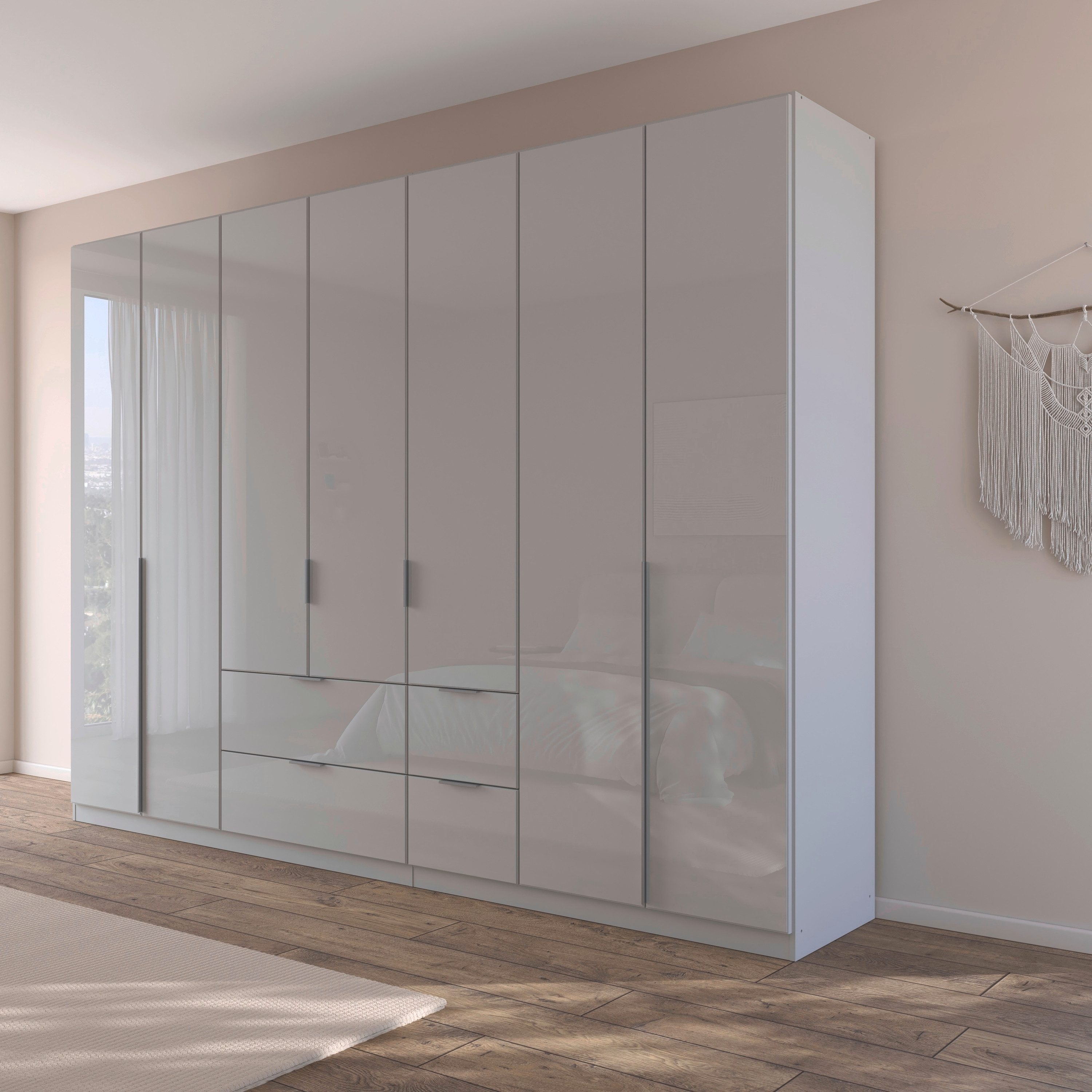 rauch Draaideurkast Kledingkasten kast garderobe AGORDO met glazen front