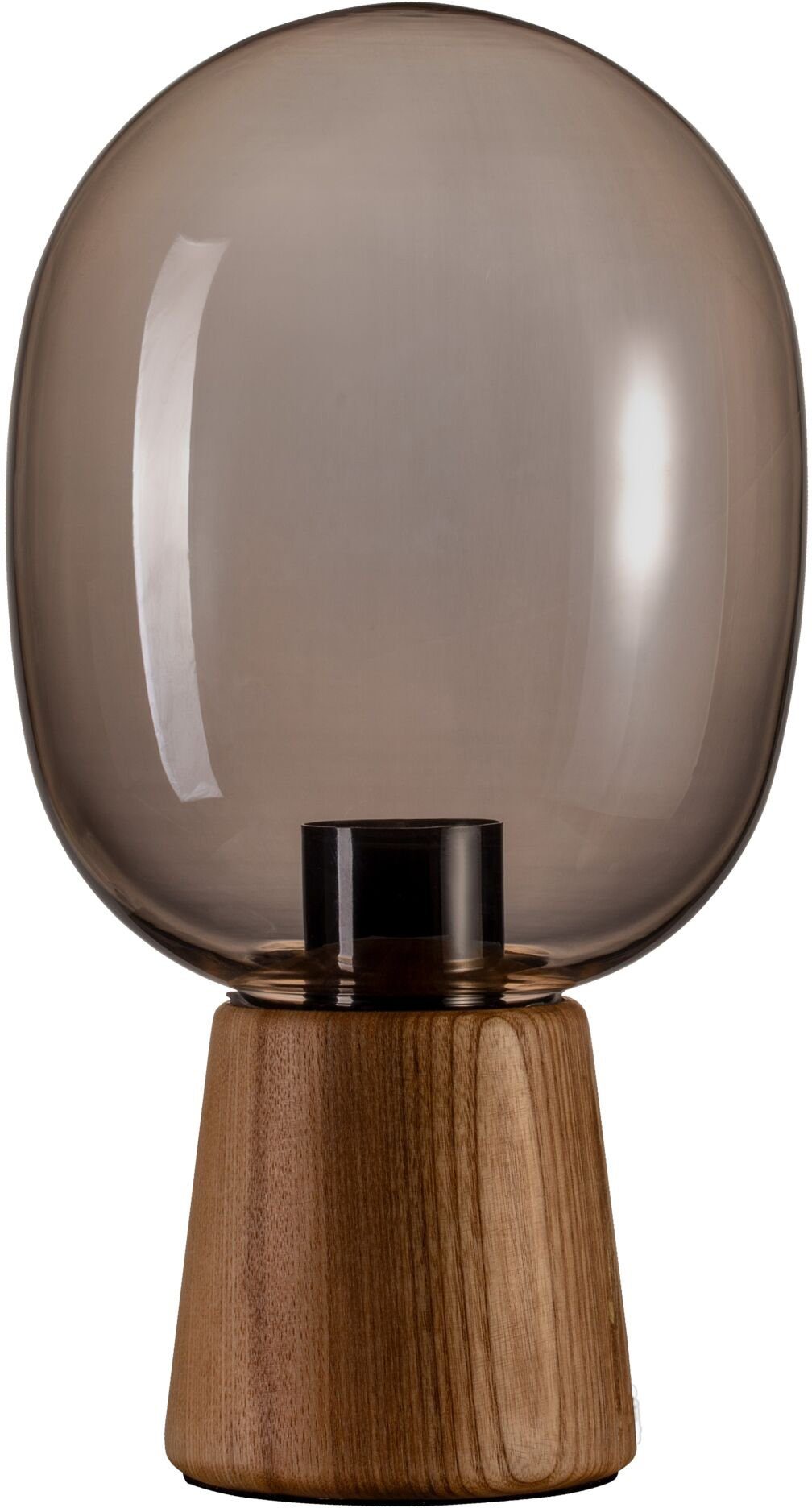 Pauleen Tafellamp Mystical Gleam E27, max. 20W E27, rookglas/hout, 230V tafellampen