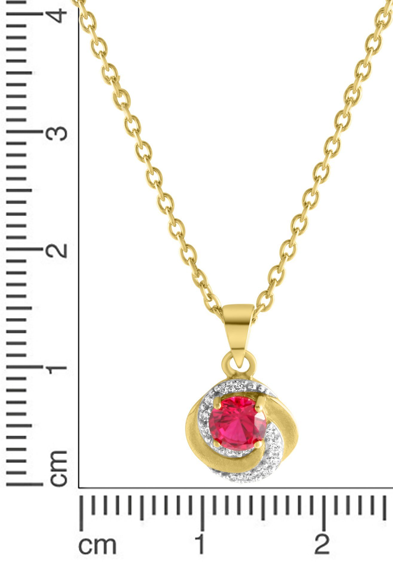 Firetti Ketting met hanger Sieraad cadeau zilverkleur 925 halssieraad halsketting ankerketting