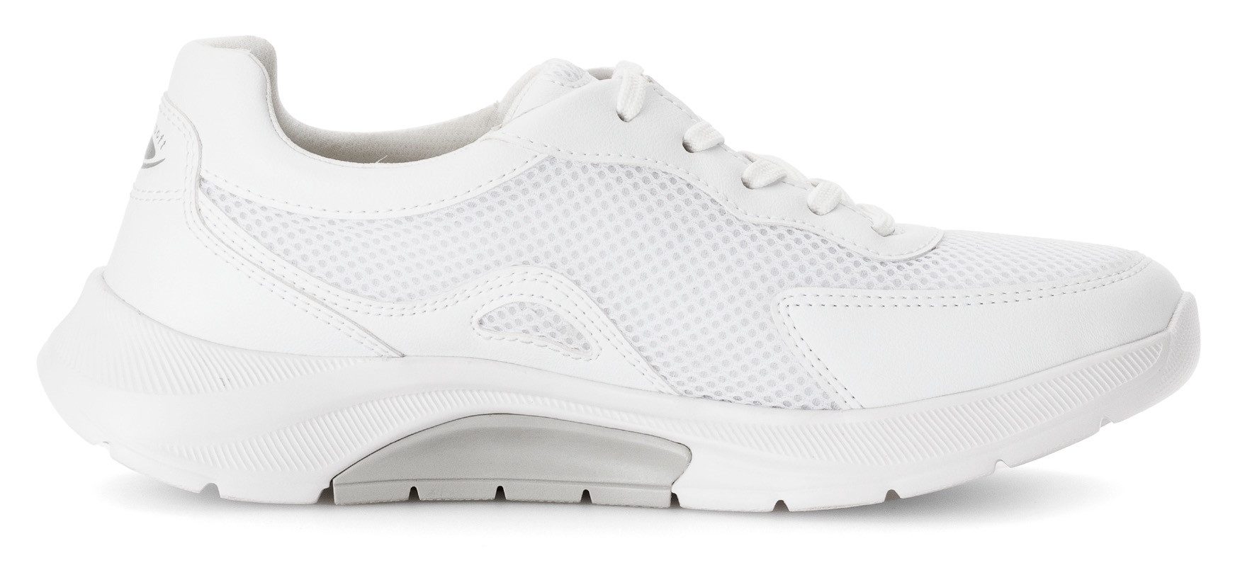Gabor Rollingsoft Sneakers met sleehak , vrijetijdsschoen, lage schoen, veterschoen met verwisselbaar voetbed