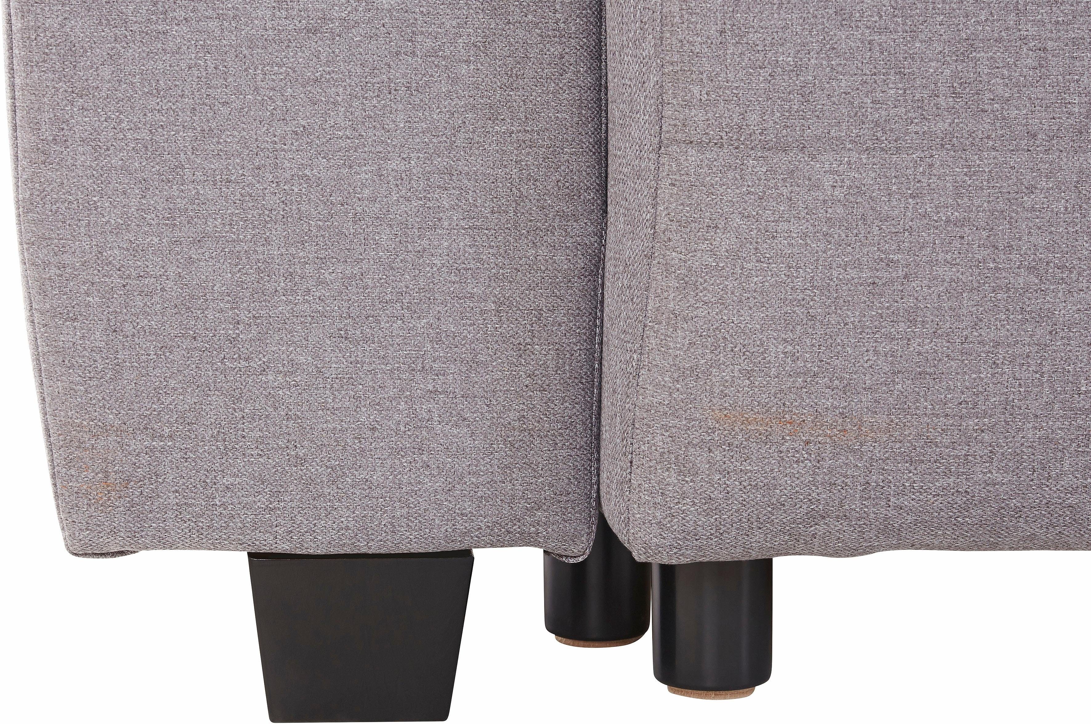 COLLECTION AB Slaapbank Bella met slaapfunctie en bedkist, inclusief losse rug- en sierkussens