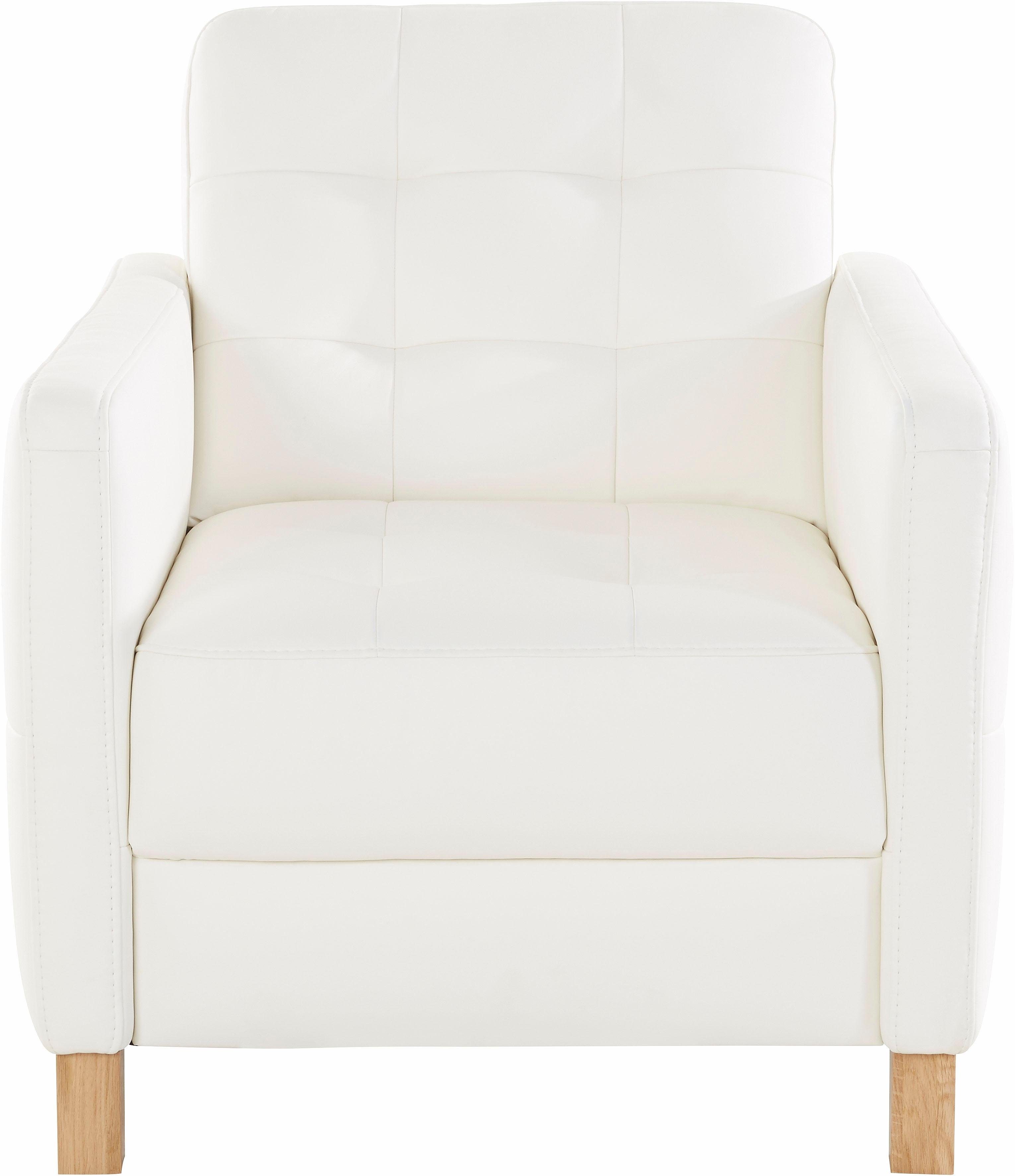 exxpo - sofa fashion Fauteuil Elio, loungesessel, verfijnde detailverwerking, comfortabel en modern