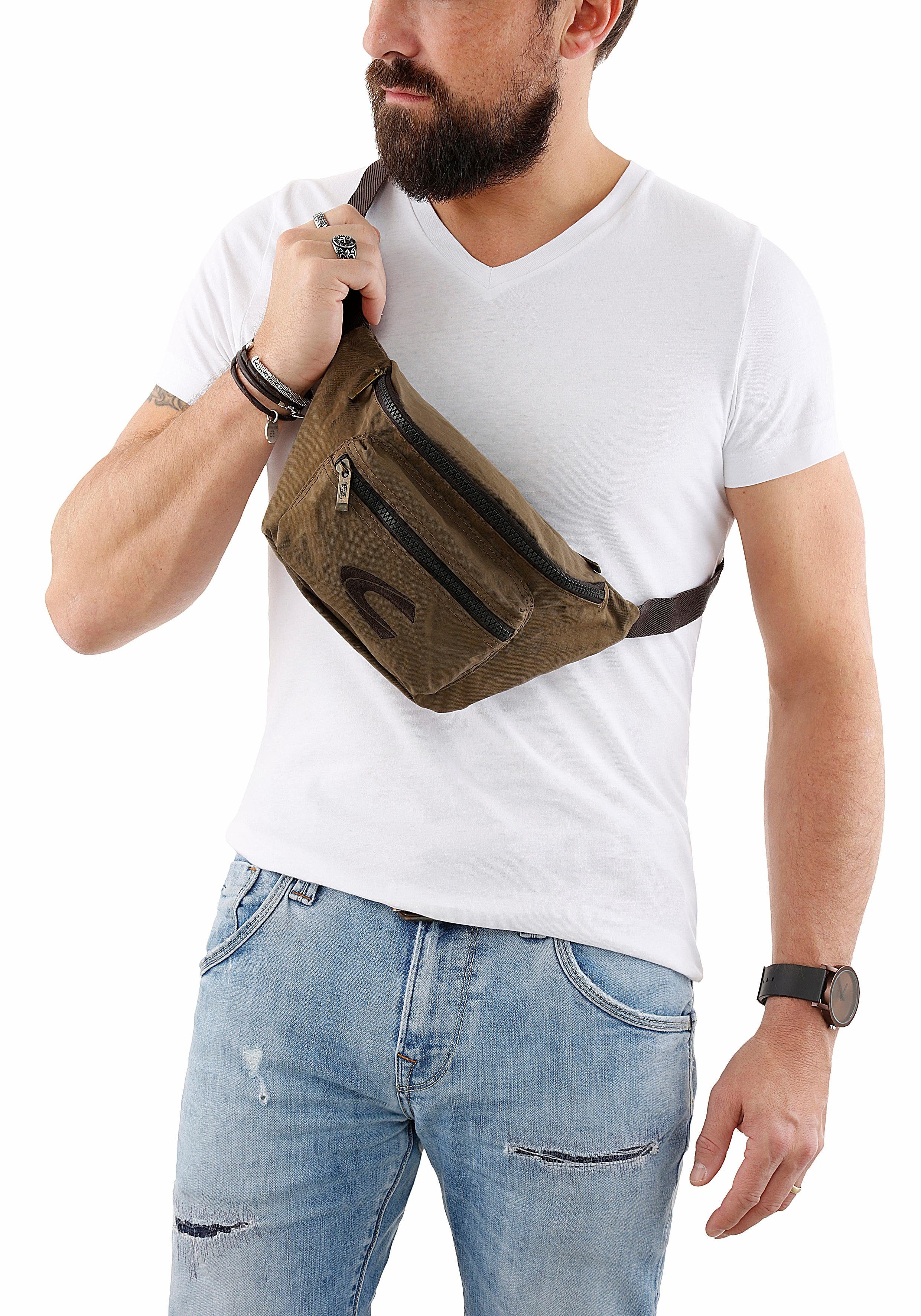 camel active Buiktasje Journey van licht robuust nylon, functioneel perfect voor alle levensomstandigheden