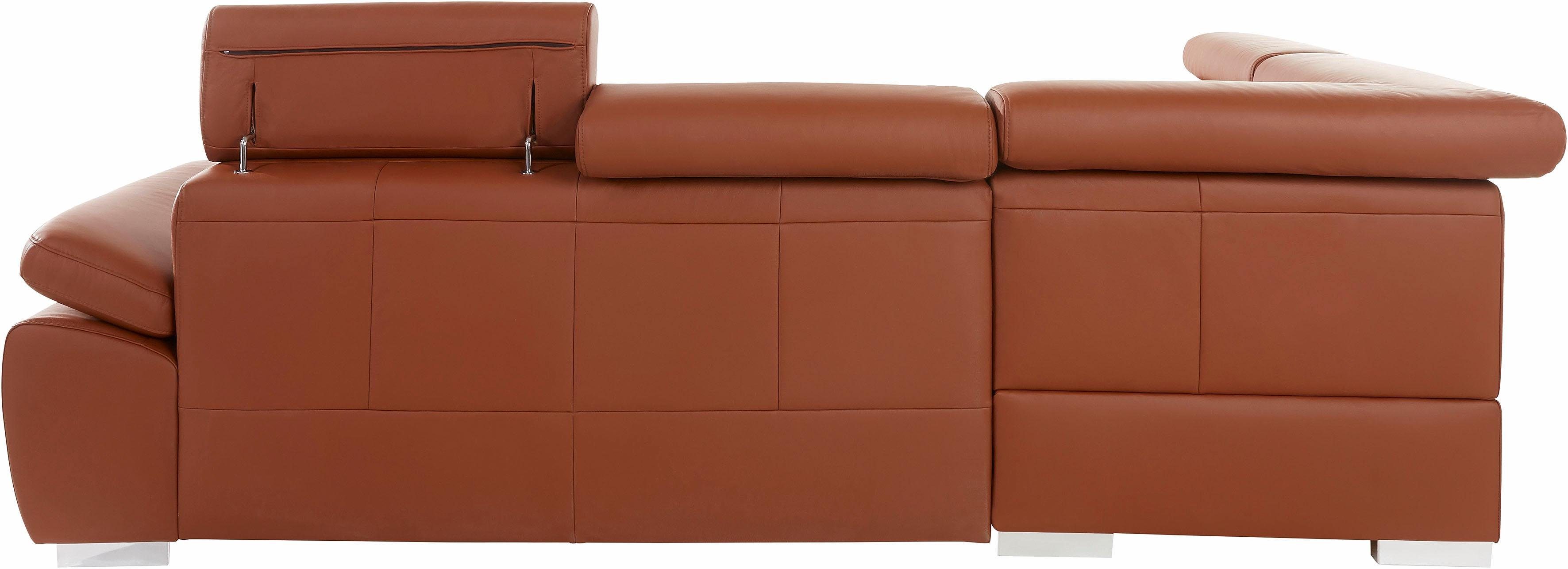 exxpo - sofa fashion Hoekbank Spring, super comfortabel en comfortabel met arm- en hoofdsteunfunctie