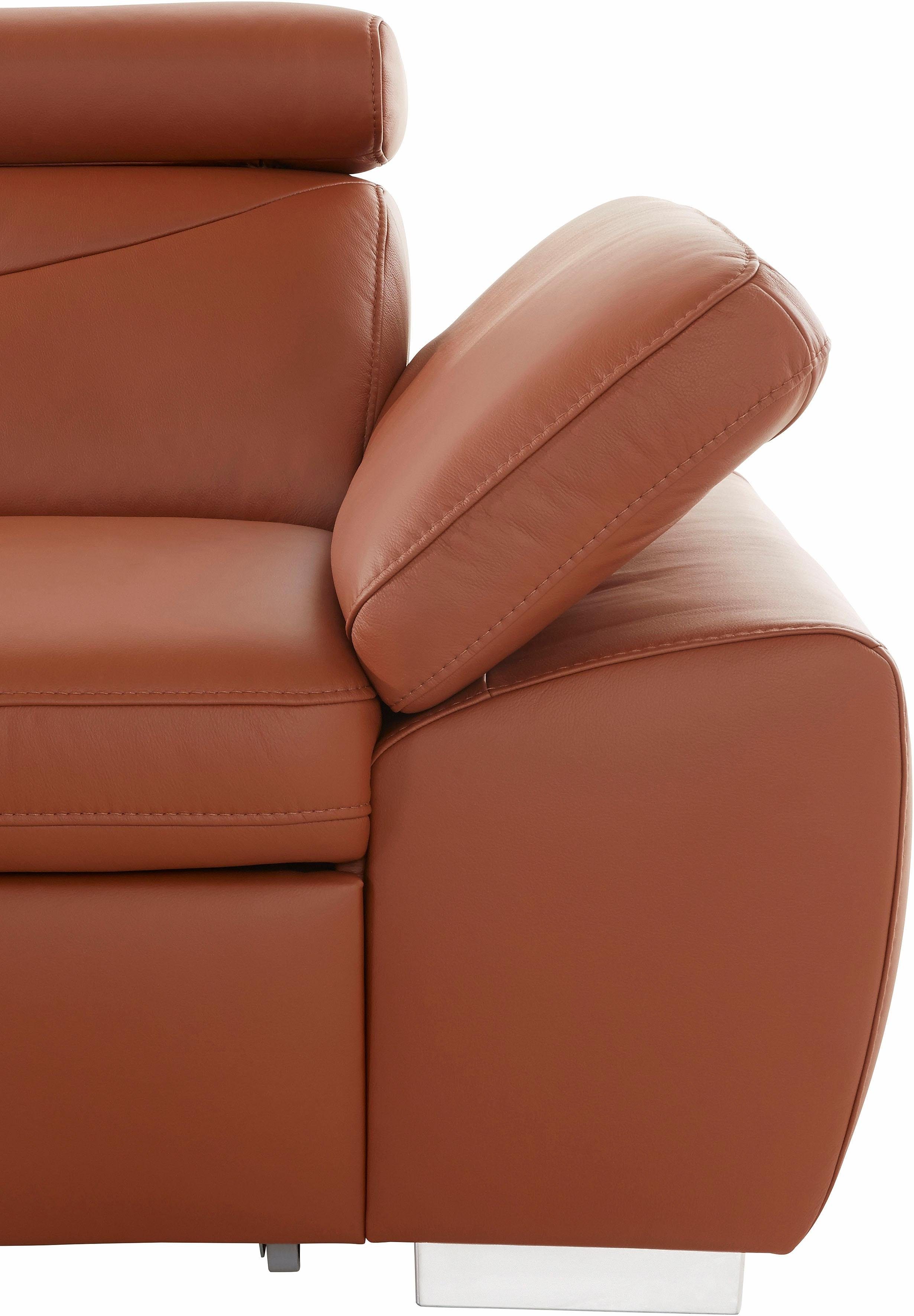 exxpo - sofa fashion Hoekbank Spring, super comfortabel en comfortabel met arm- en hoofdsteunfunctie