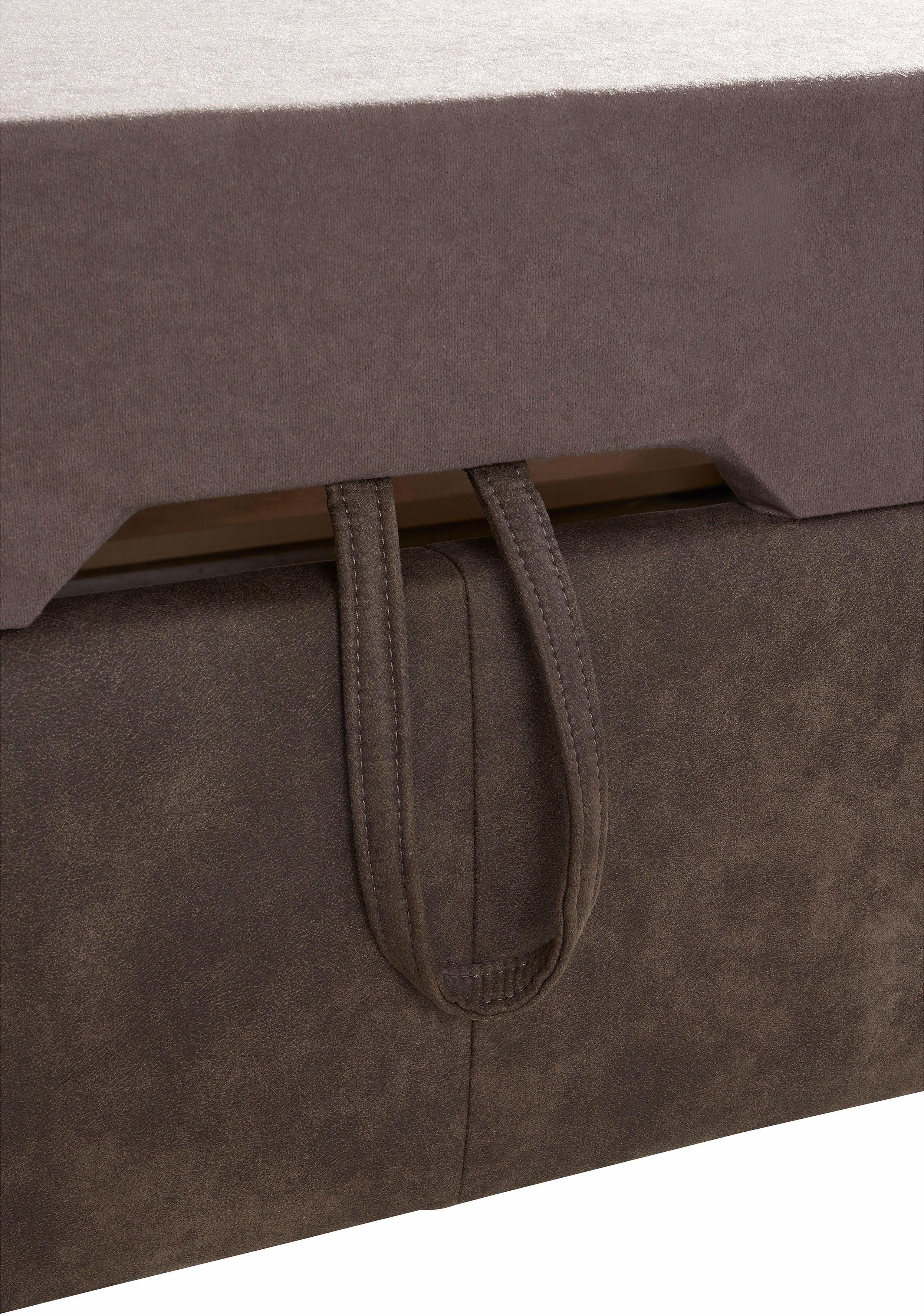 exxpo - sofa fashion Hoekbank Spring, super comfortabel en comfortabel met arm- en hoofdsteunfunctie