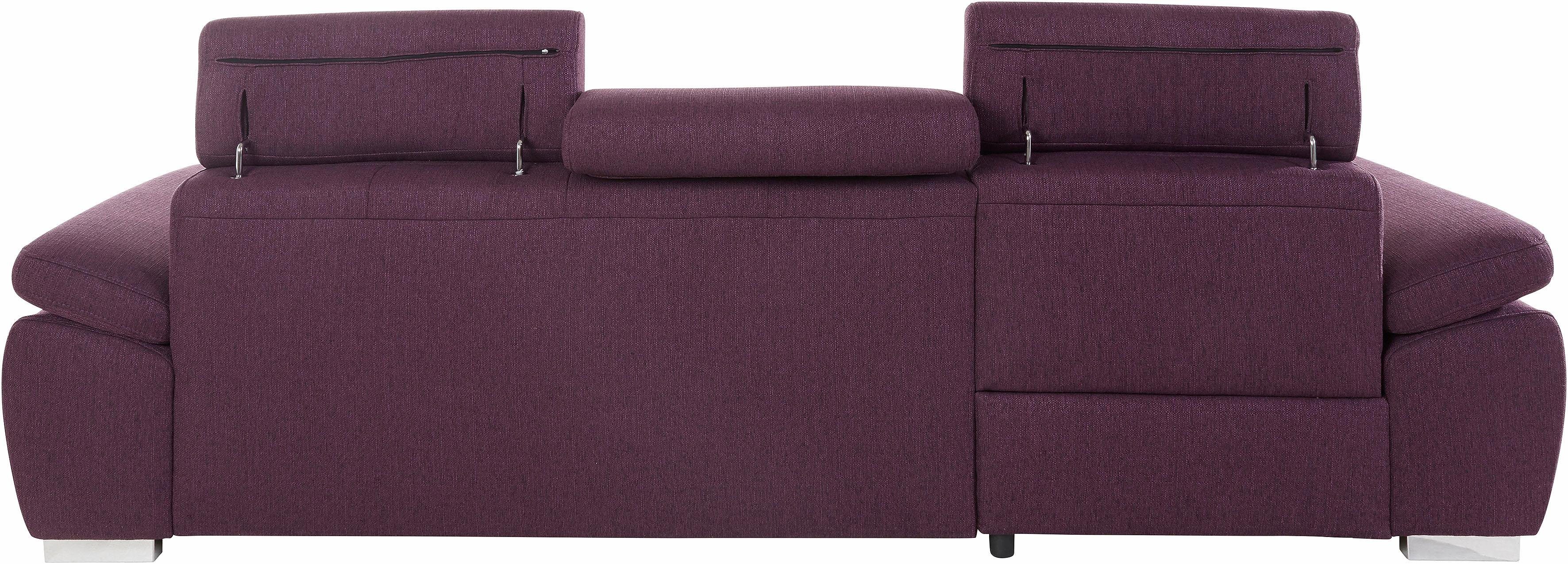 exxpo - sofa fashion Hoekbank Spring, super comfortabel, met armleuning- en hoofdeindefunctie, OTTOs Choice