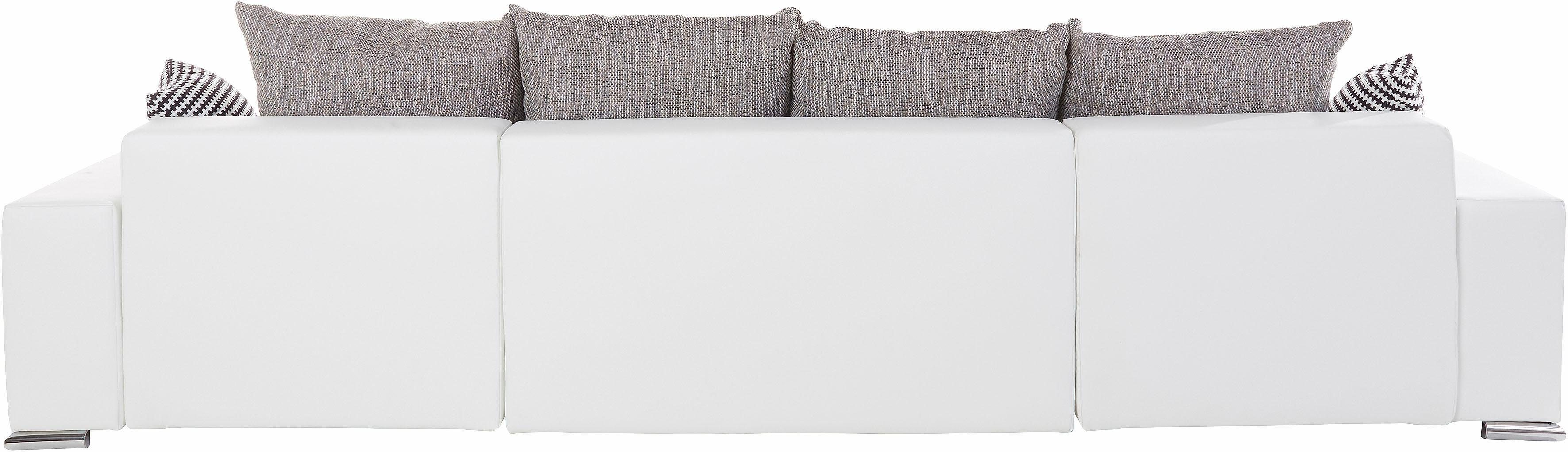 COLLECTION AB Zithoek XL-Josy U-vorm, breedte 313 cm, kunstleer-mix, microvezel