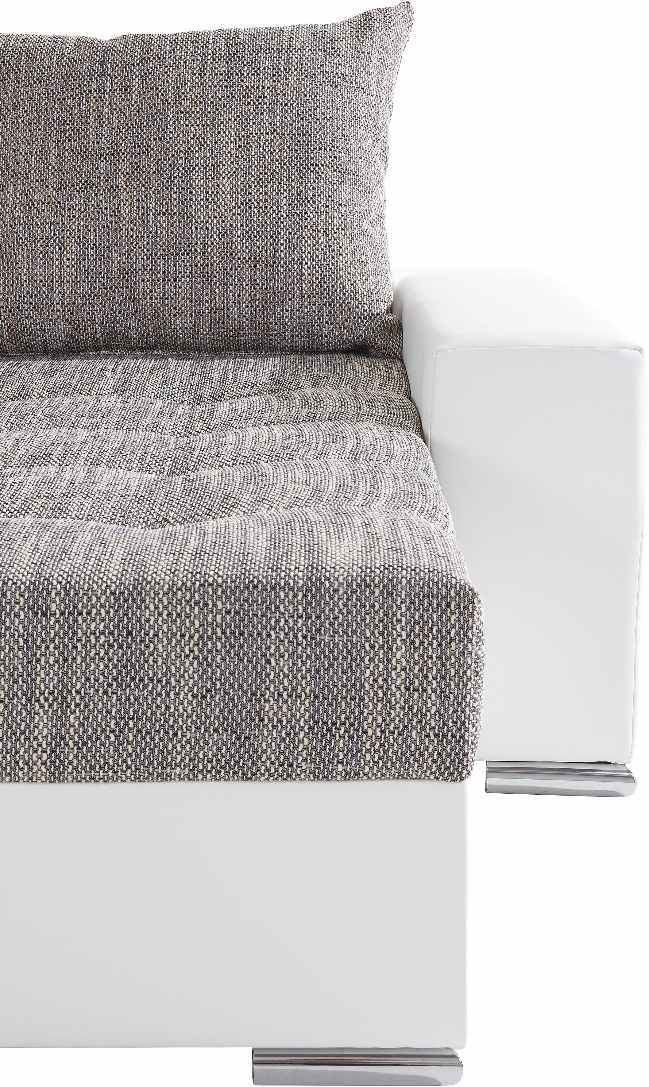 COLLECTION AB Zithoek XL-Josy U-vorm, breedte 313 cm, kunstleer-mix, microvezel