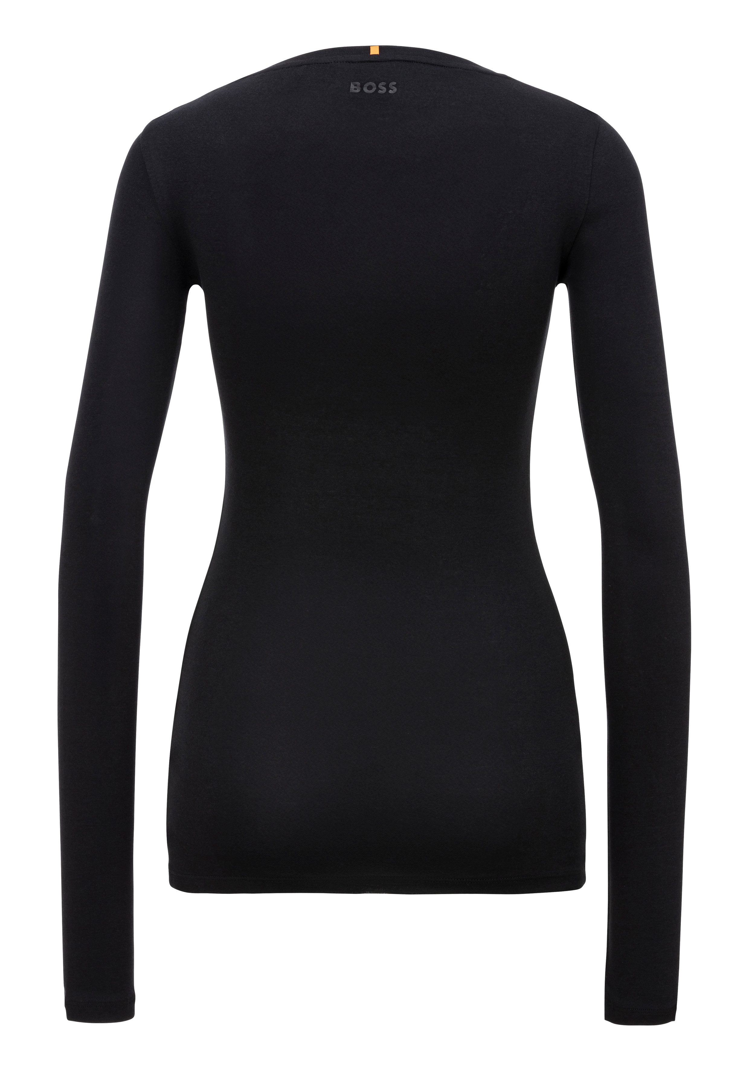 Boss Orange Shirt met lange mouwen C_Elayer met diepe hals