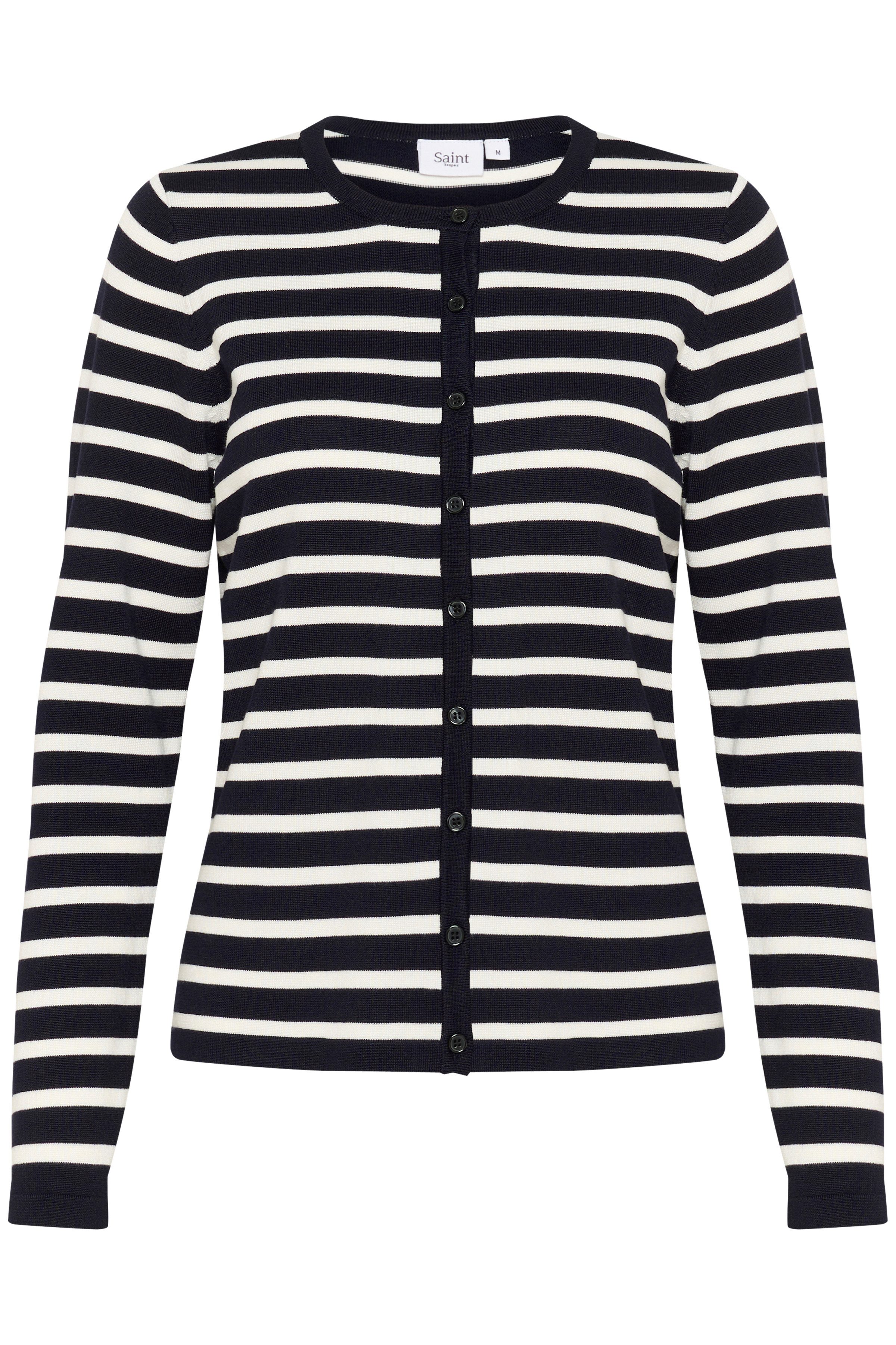 Saint Tropez Vest MilaSZ Striped Cardigan