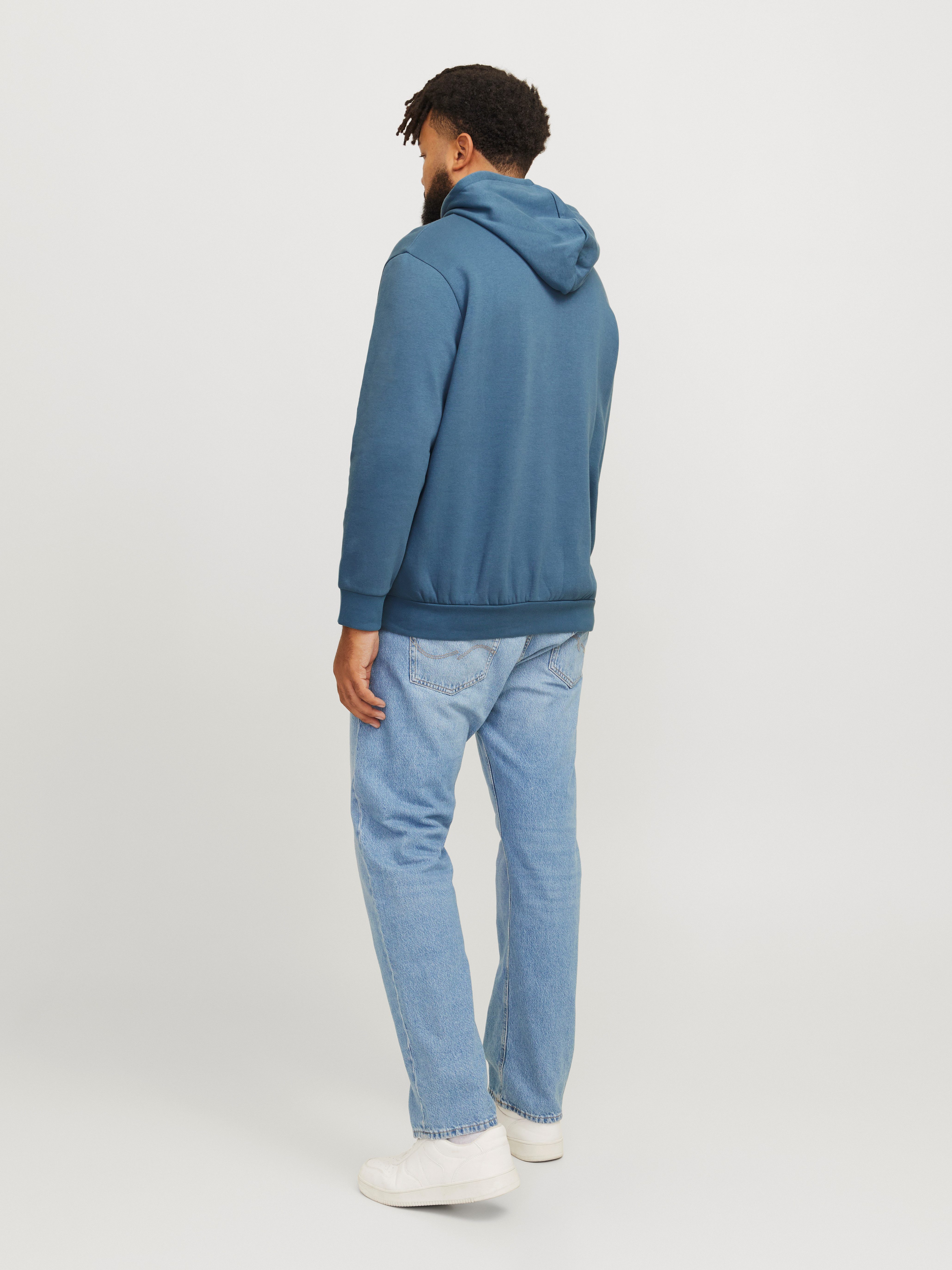Jack & Jones PlusSize Hoodie JJELOGO SWEAT HOOD 2 COL 24/25 NOOS PLS