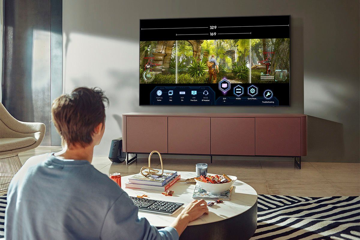 Samsung QLED-TV GQ55QN85AAT, 138 cm / 55", 4K Ultra HD, Smart TV, Quantum HDR 1500, Neo Quantum Processor 4K, Quantum Matrix Technology