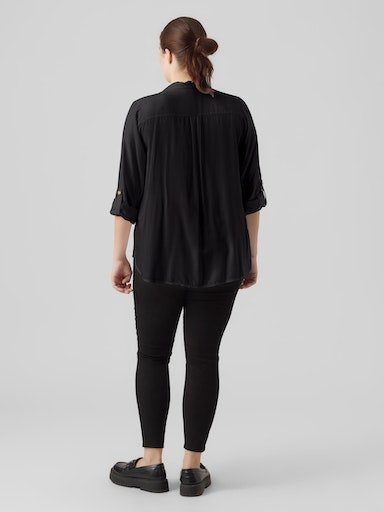 Vero Moda Curve Overhemdblouse VMBUMPY L/S SHIRT NEW CURVE GA NOOS