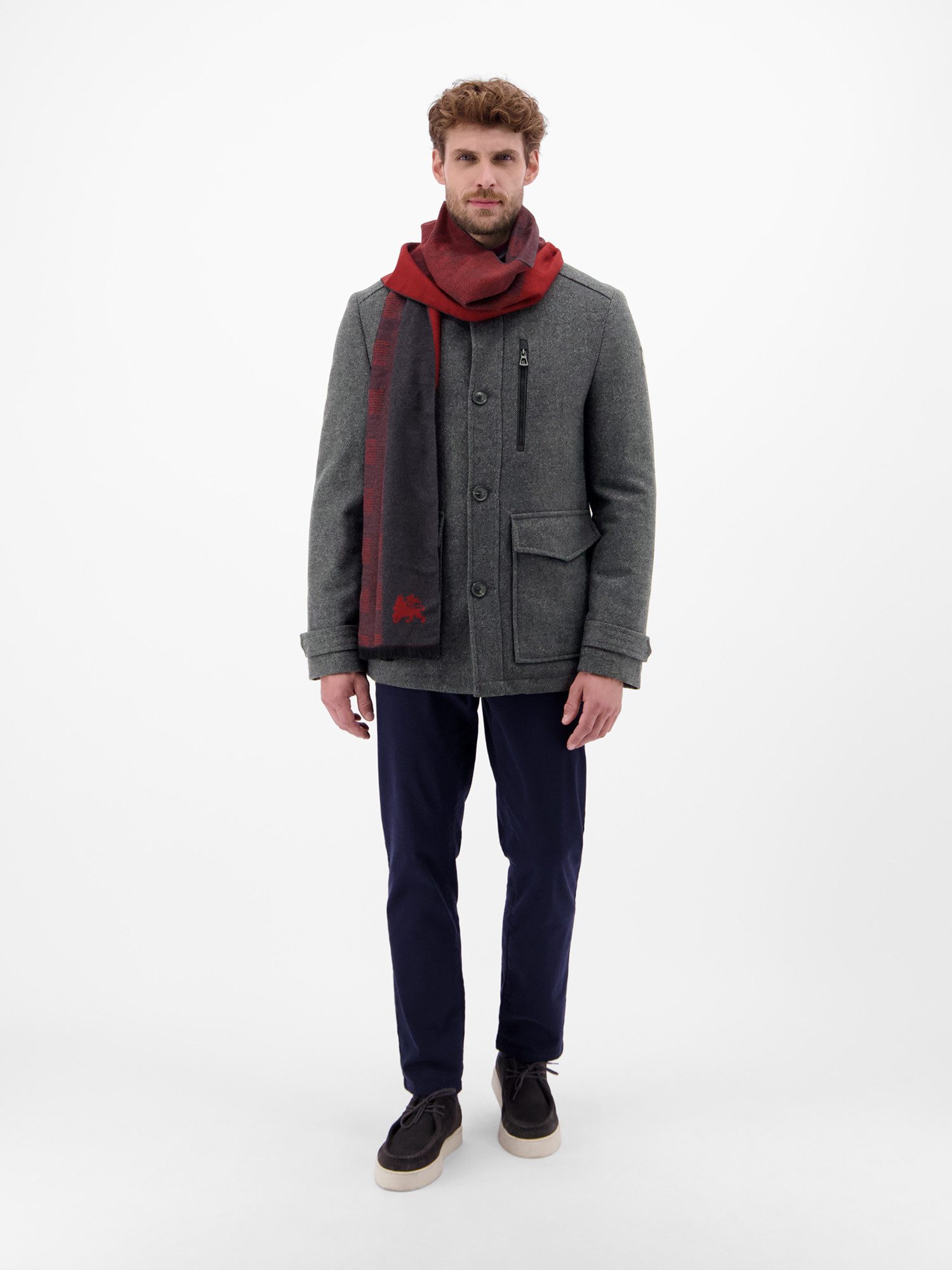 Lerros Outdoorjack LERROS Heren wollen jas