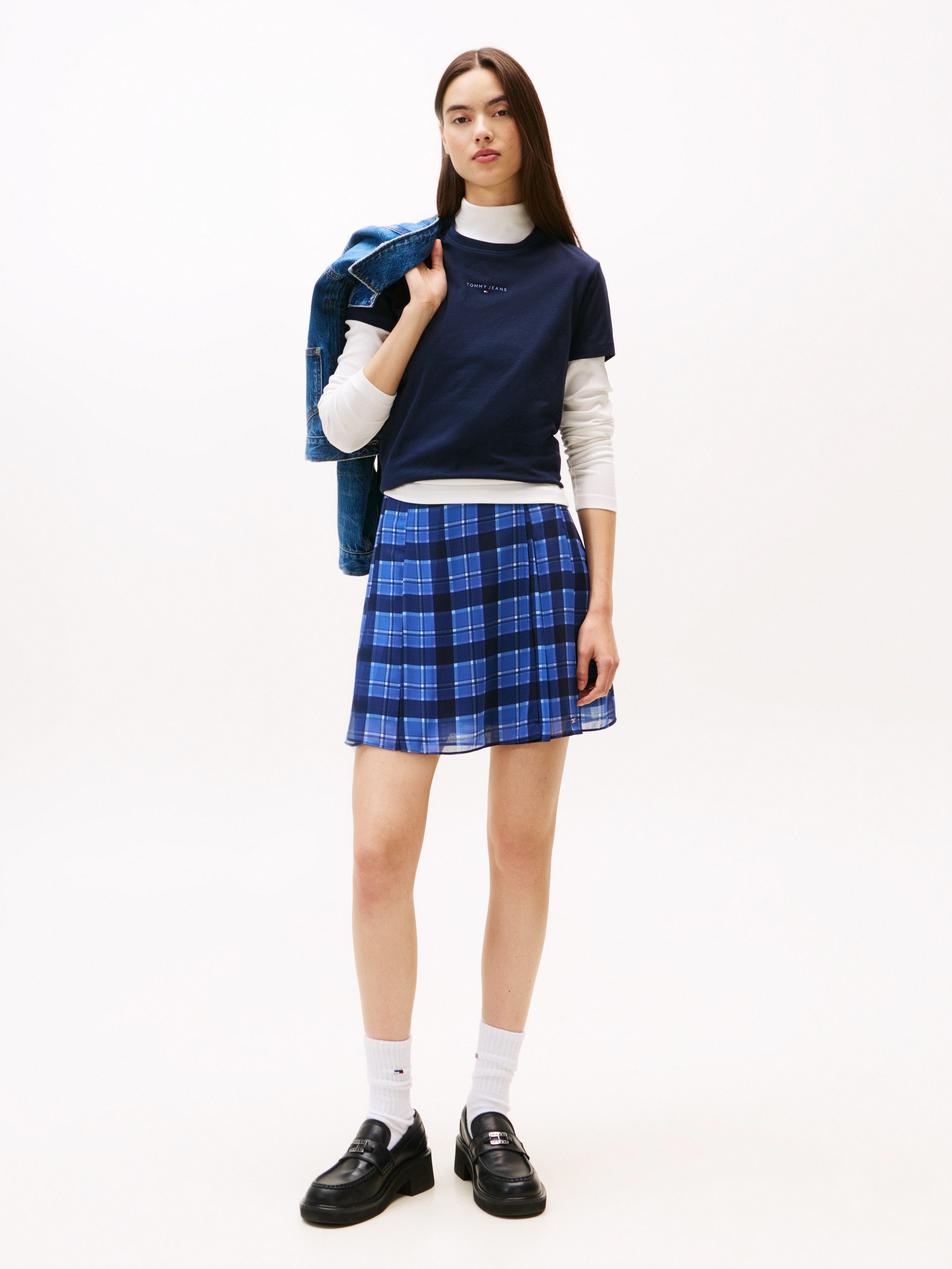TOMMY JEANS Shirt met korte mouwen TJW REG LINEAR SS TEE
