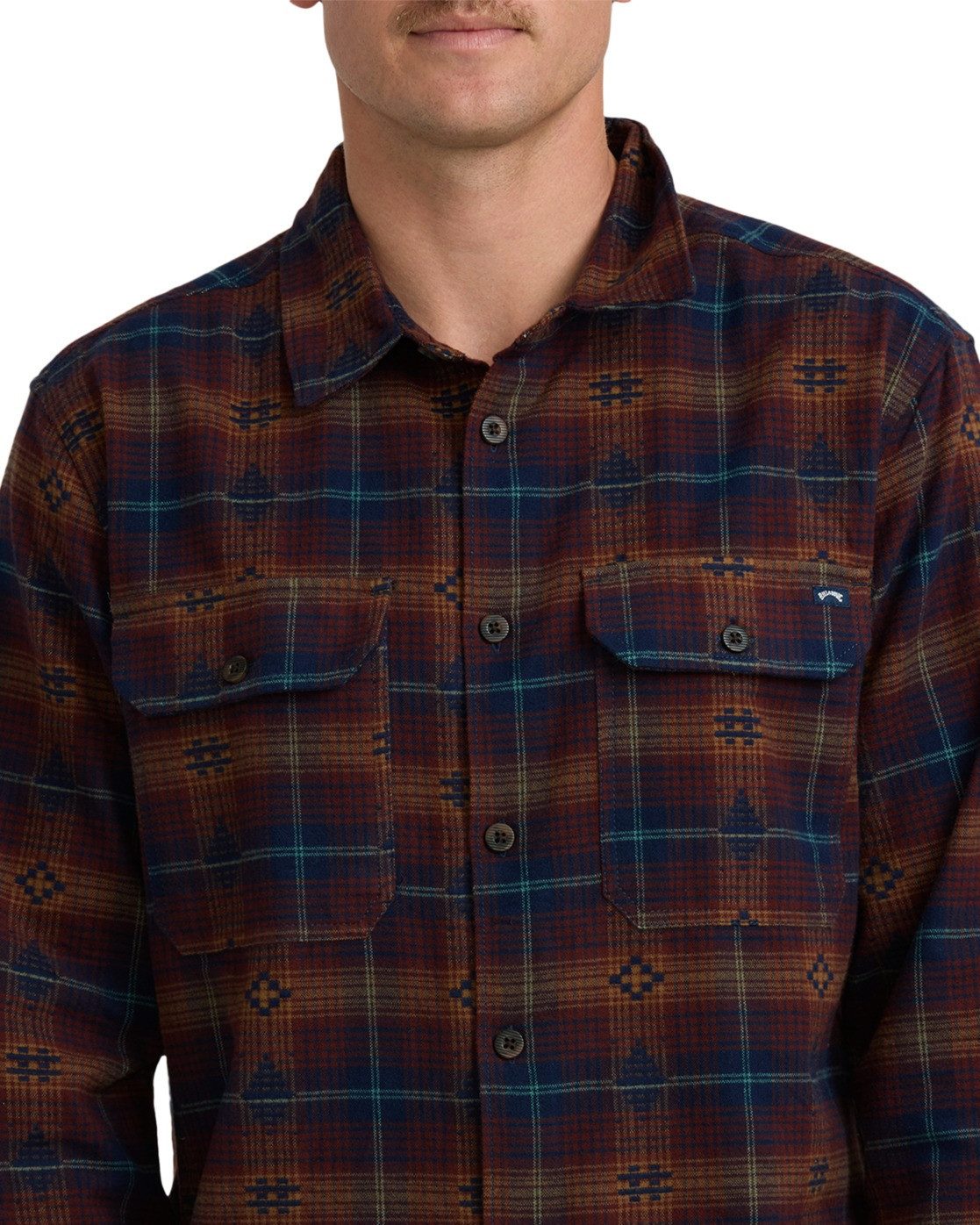 Billabong Overhemd met lange mouwen Offshore Jacquard Flannel