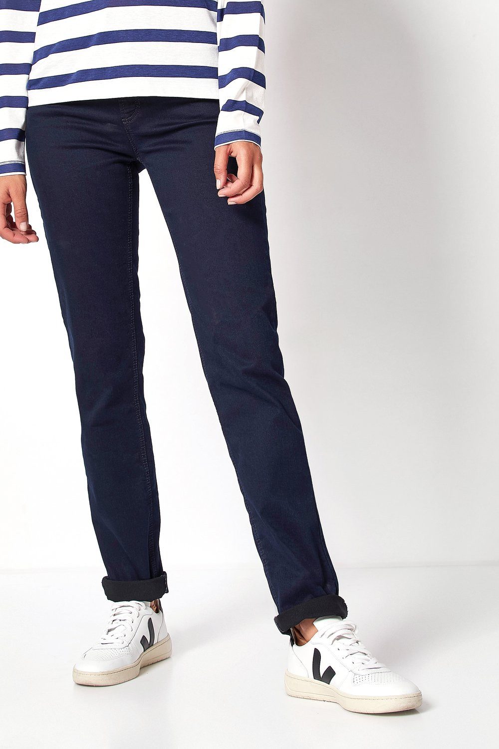 TONI Slim fit jeans Liv in five-pocketsstijl dames slim fit jeans maat 48 blauw
