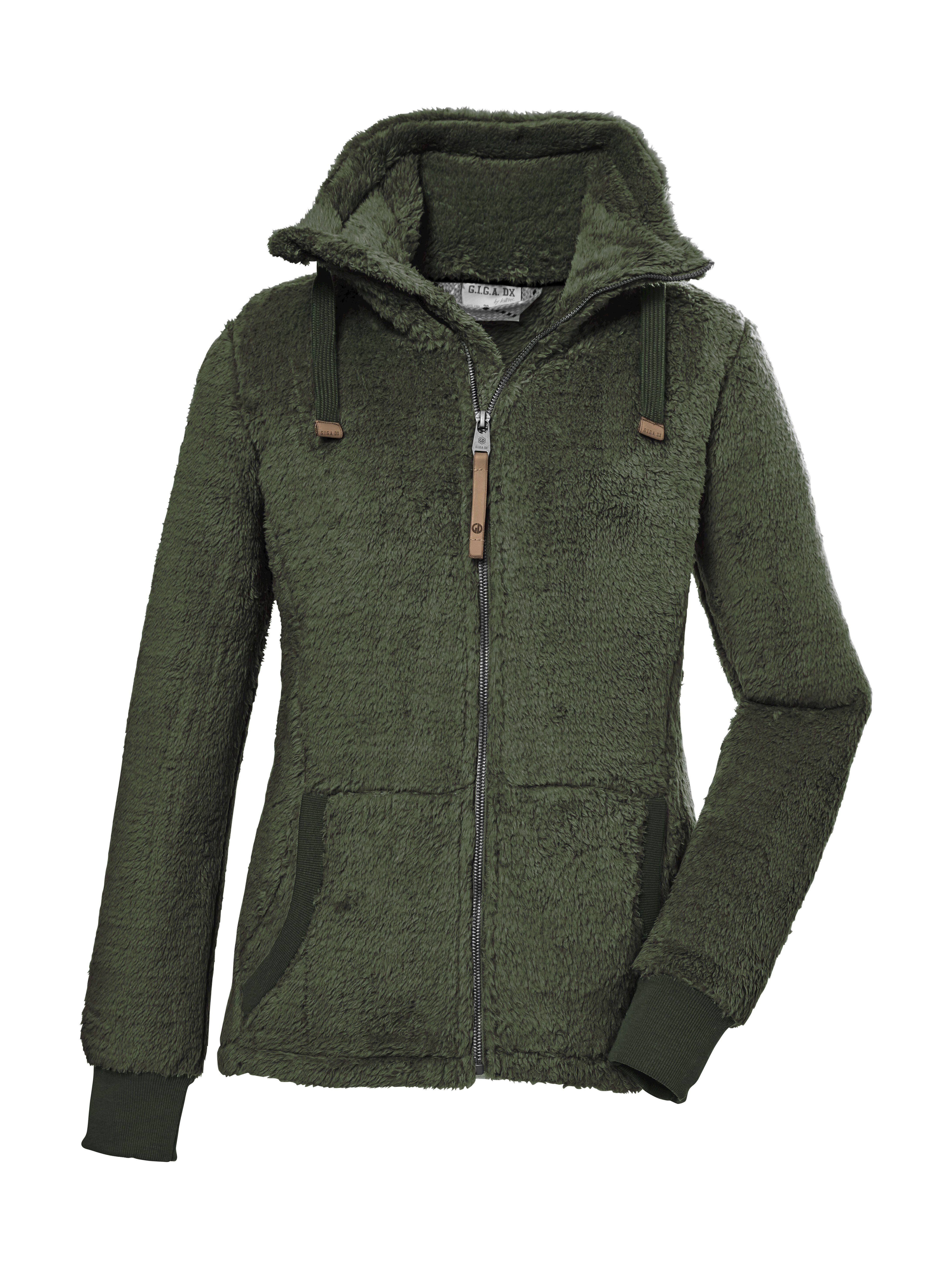G.I.G.A. DX by killtec Fleecejack GW 8 WMN KNTFLC JCKT dames fleece vesten maat 48 groen