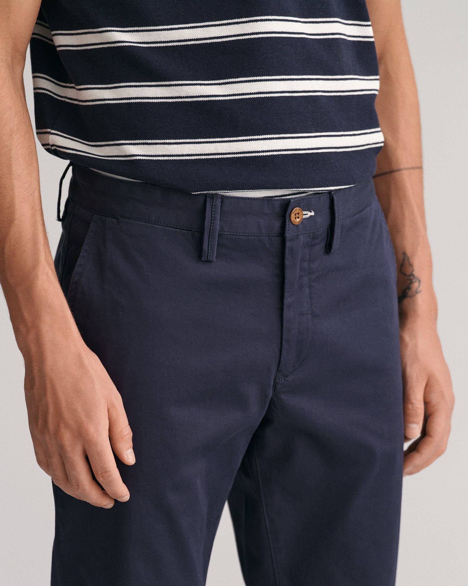 Gant Chino SLIM TWILL CHINOS met gevoerde zijzakken