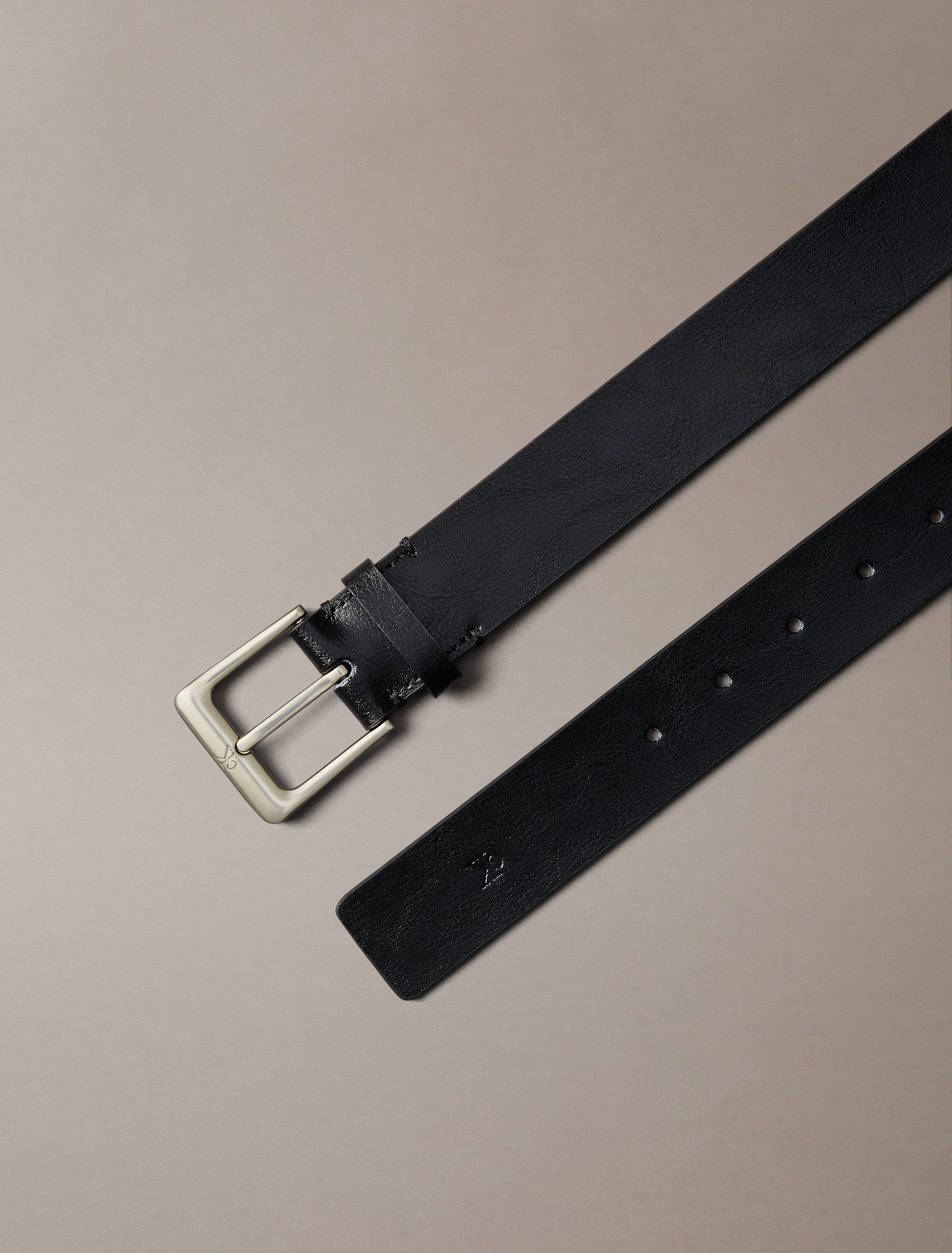 Calvin Klein Leren riem CLASSIC BUCKLE 35MM