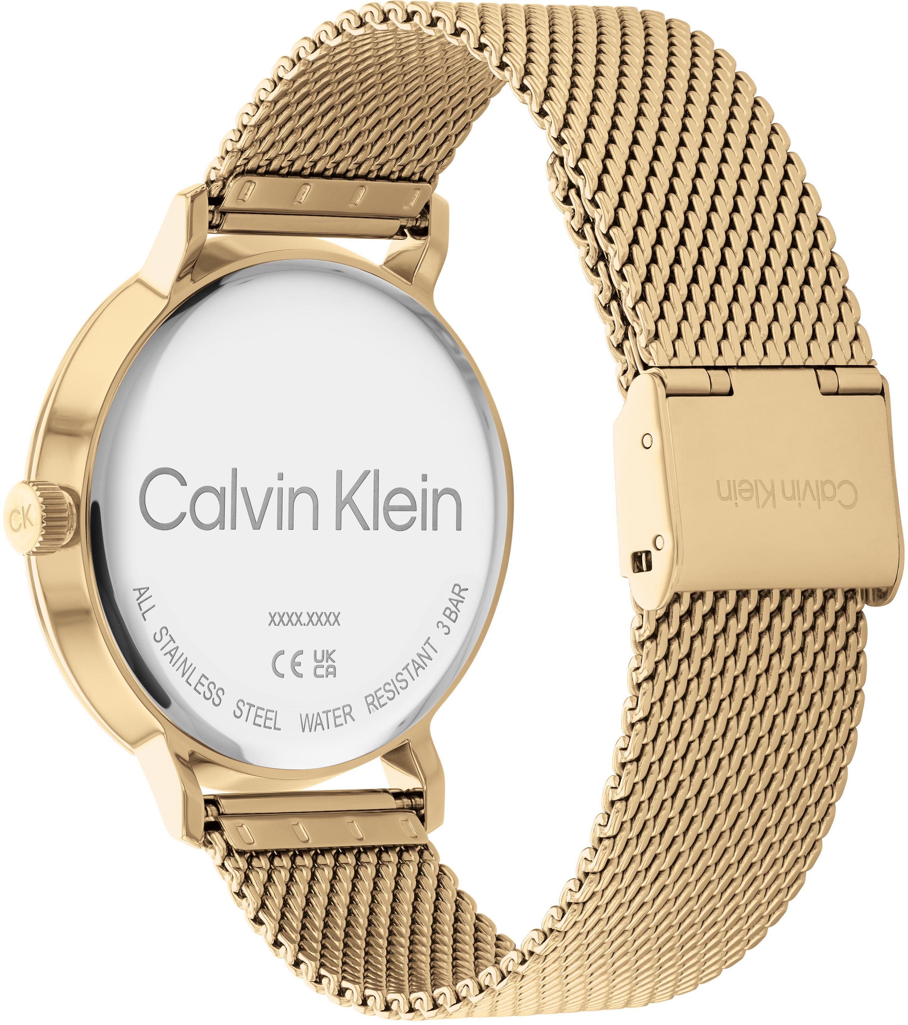 Calvin Klein Kwartshorloge Modern Horloge, herenhorloge, mineraalglas, roestvrijstalen band, analoog