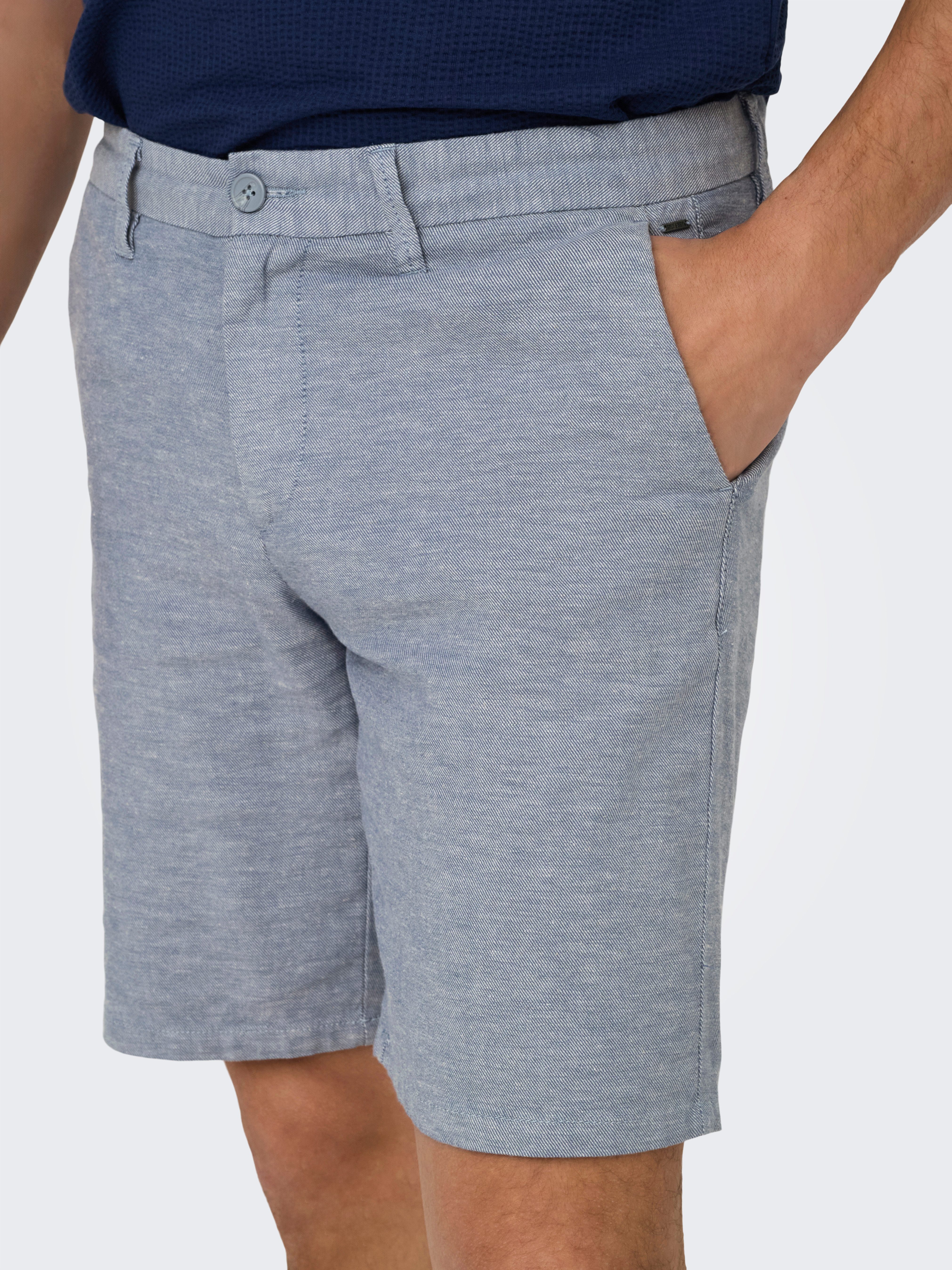 ONLY & SONS Chino-short ONSMARK 0011 COTTON LINEN SHORTS NOOS