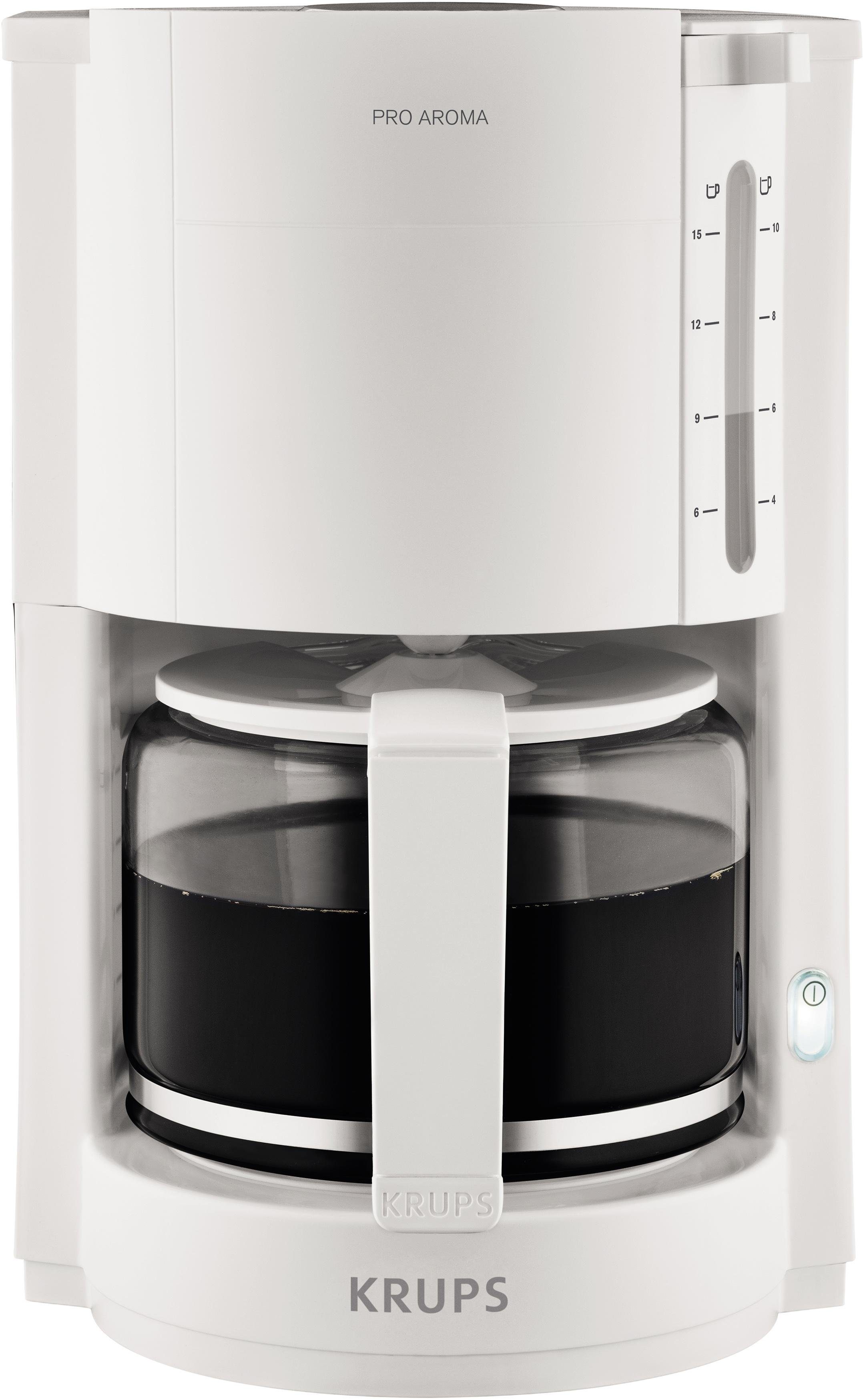 Krups Filterkoffieapparaat F30901 Pro Aroma, Warmhoudfunctie, automatische uitschakeling, 1050 W