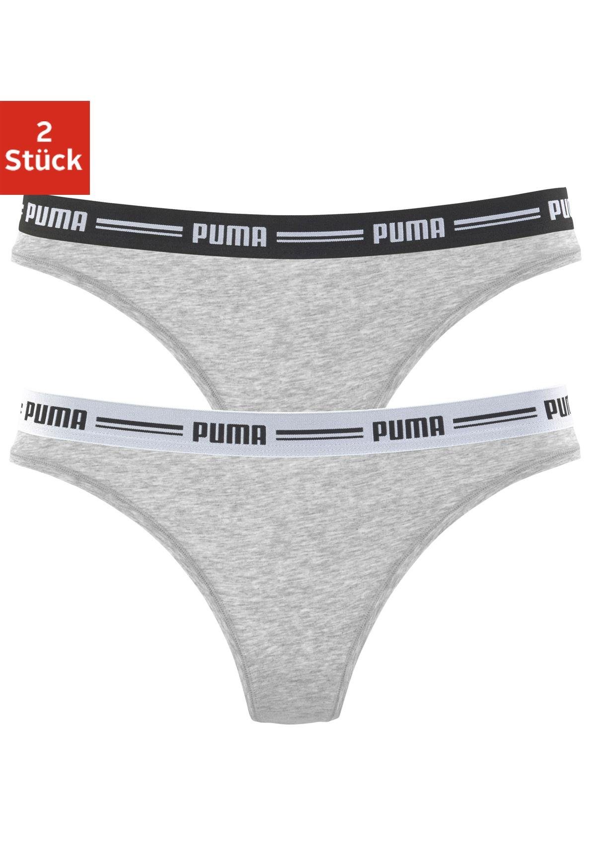 PUMA String Iconic met zachte logoband (2 stuks, Set van 2)