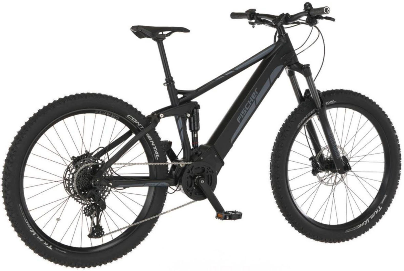 Fischer E-bike MONTIS 6.0i Fully 504 44 Pedelec, elektrische fiets voor dames en heren, MTB