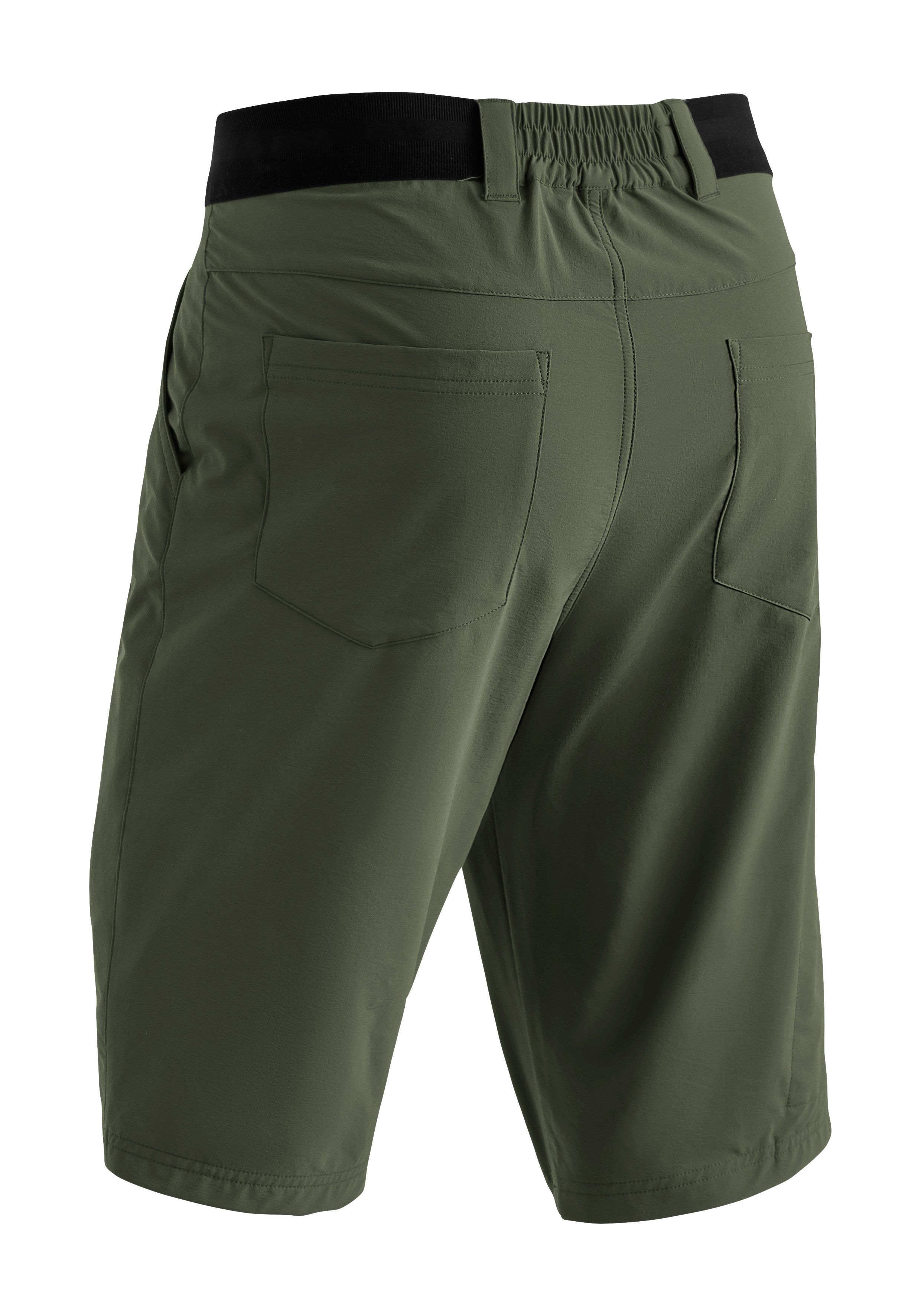 Maier Sports Functionele short Norit Short M Heren shorts, korte outdoorbroek, bermuda met 5 zakken, regular fit