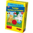 haba spel mijn eerste spellen - teddy's kleuren en vormen made in germany multicolor
