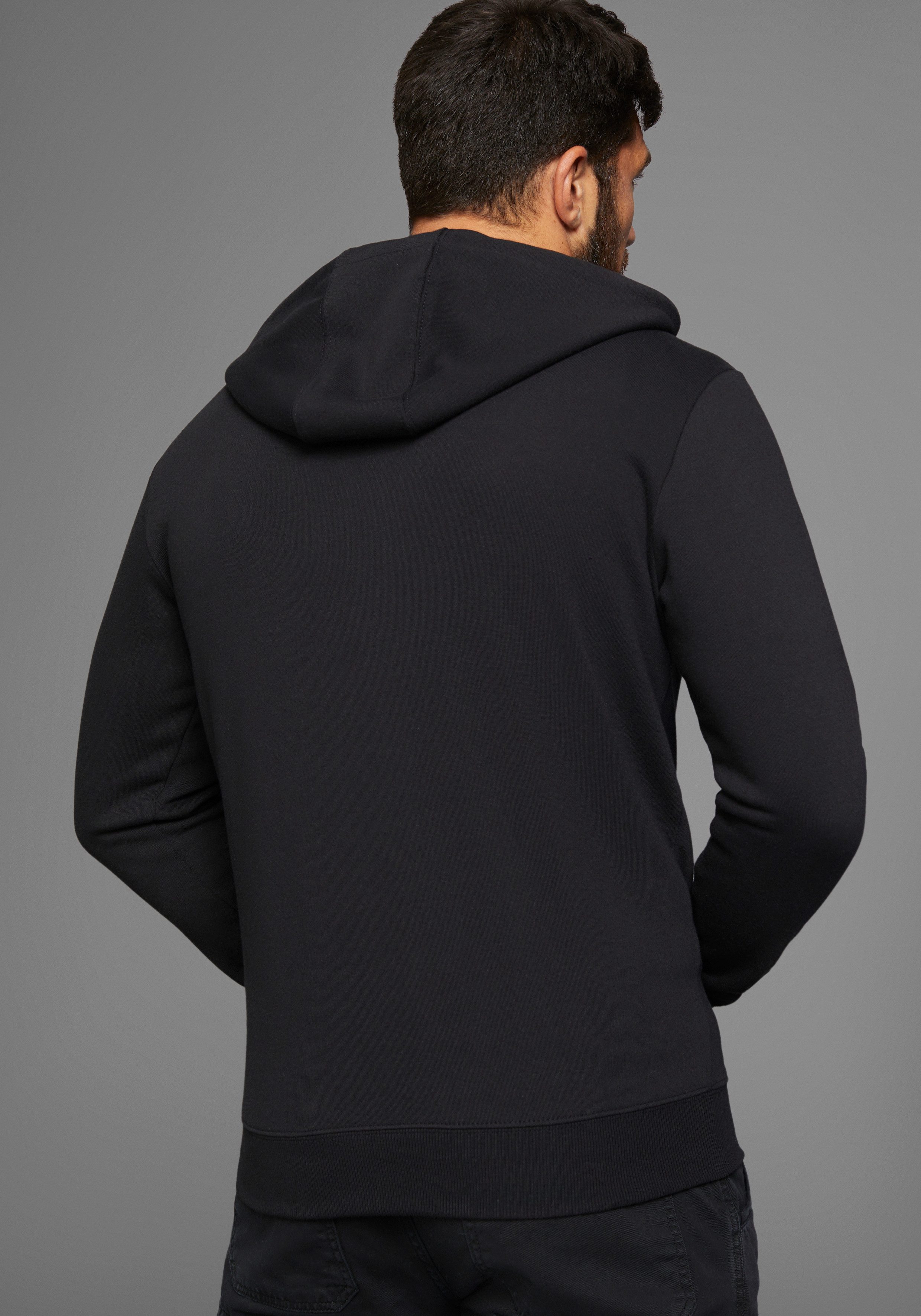 Man's World Capuchonsweatvest met zakken
