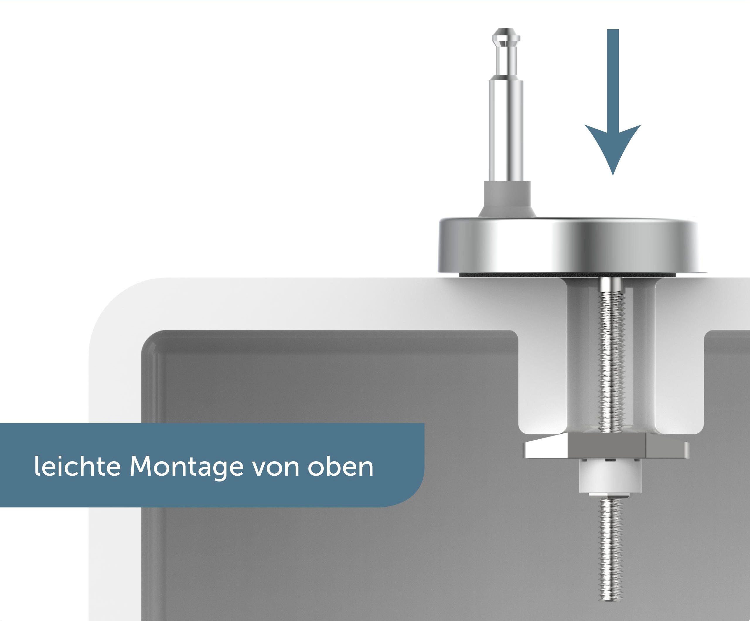 Schütte Toiletzitting Magic light Duroplast, met softclosemechanisme en snelsluiting, High gloss