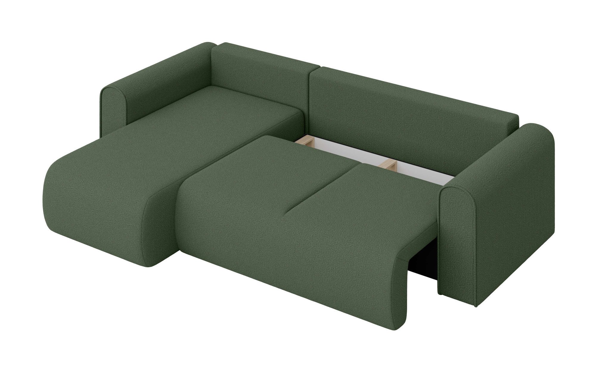 INOSIGN Hoekbank Zacharia optioneel slaapbank met opbergruimte, B/D/H 250/166/86 cm L-vorm met golfondersteuning, recamière aan beide zijden te monteren