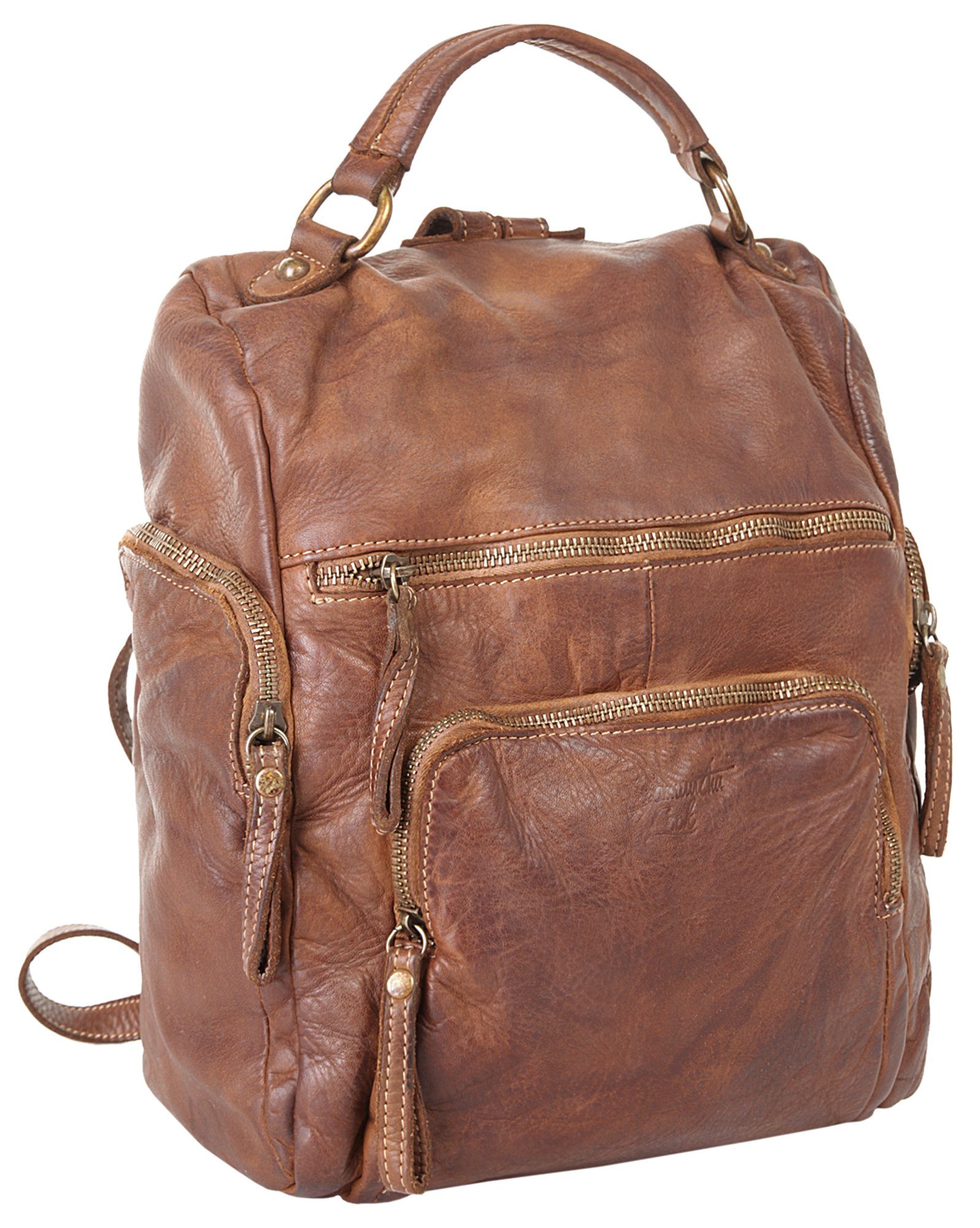 Samantha Look Rugzak echt leer, made in italy
