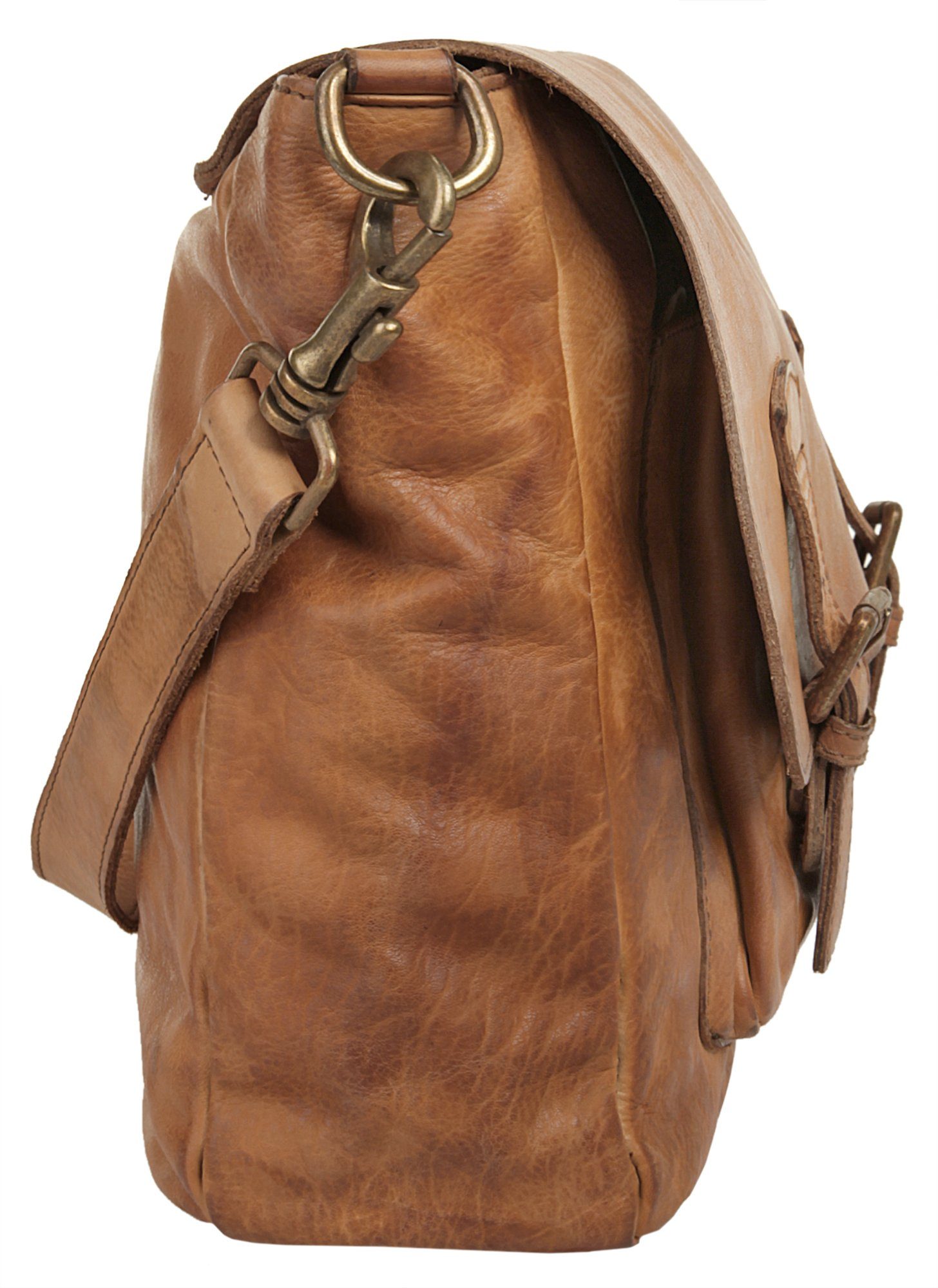 Samantha Look Schoudertas Tas echt leer, made in italy