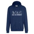 ahorn sportswear hoodie met statement-print blauw
