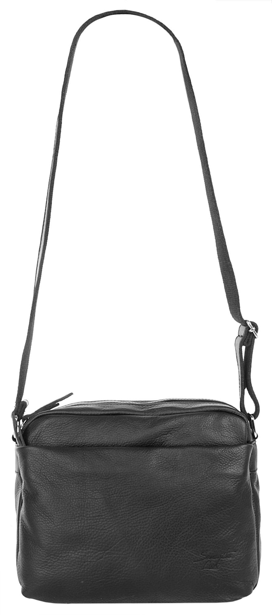 Samantha Look Schoudertas echt leer, made in italy