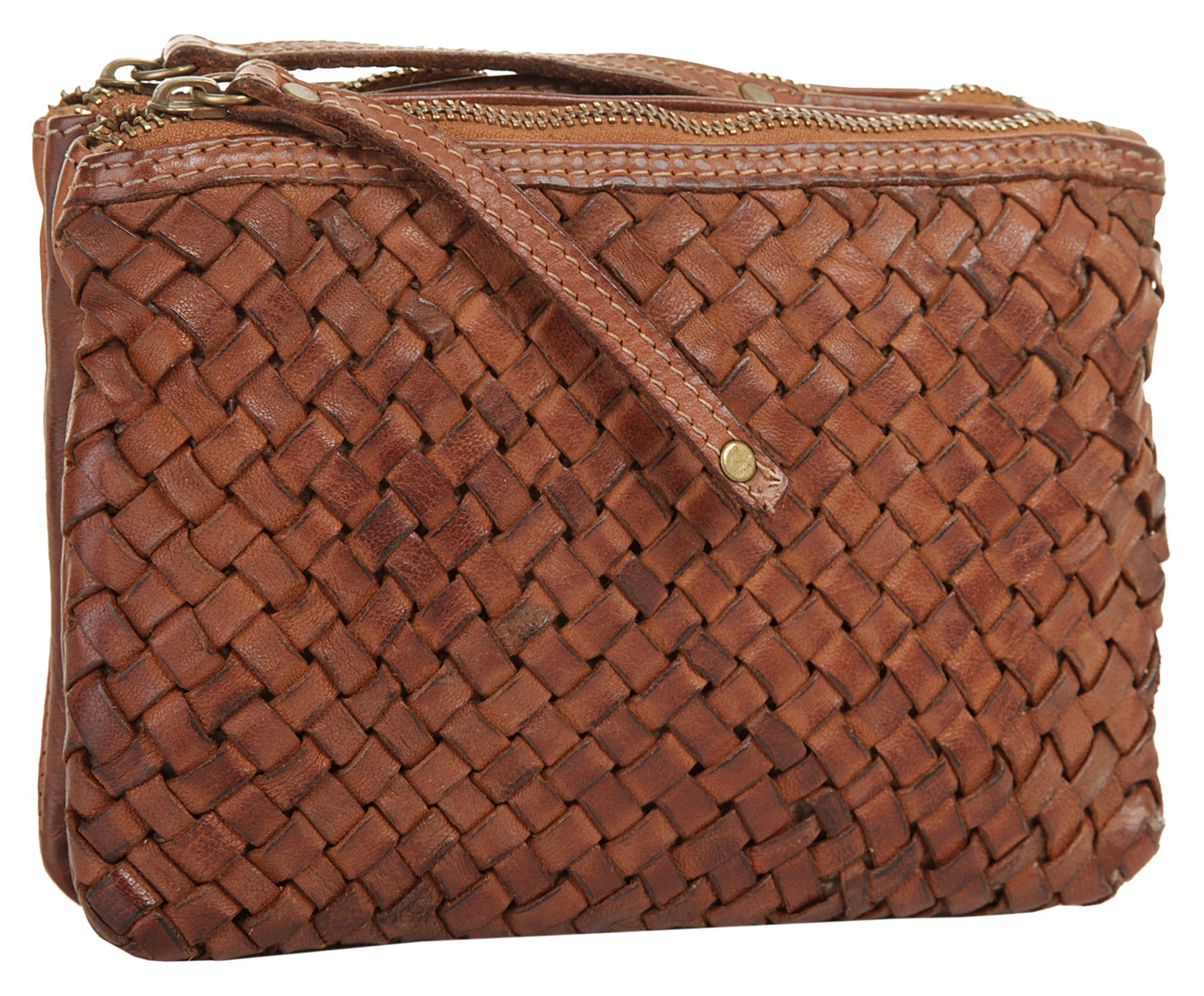 Samantha Look Schoudertas echt leer, made in italy