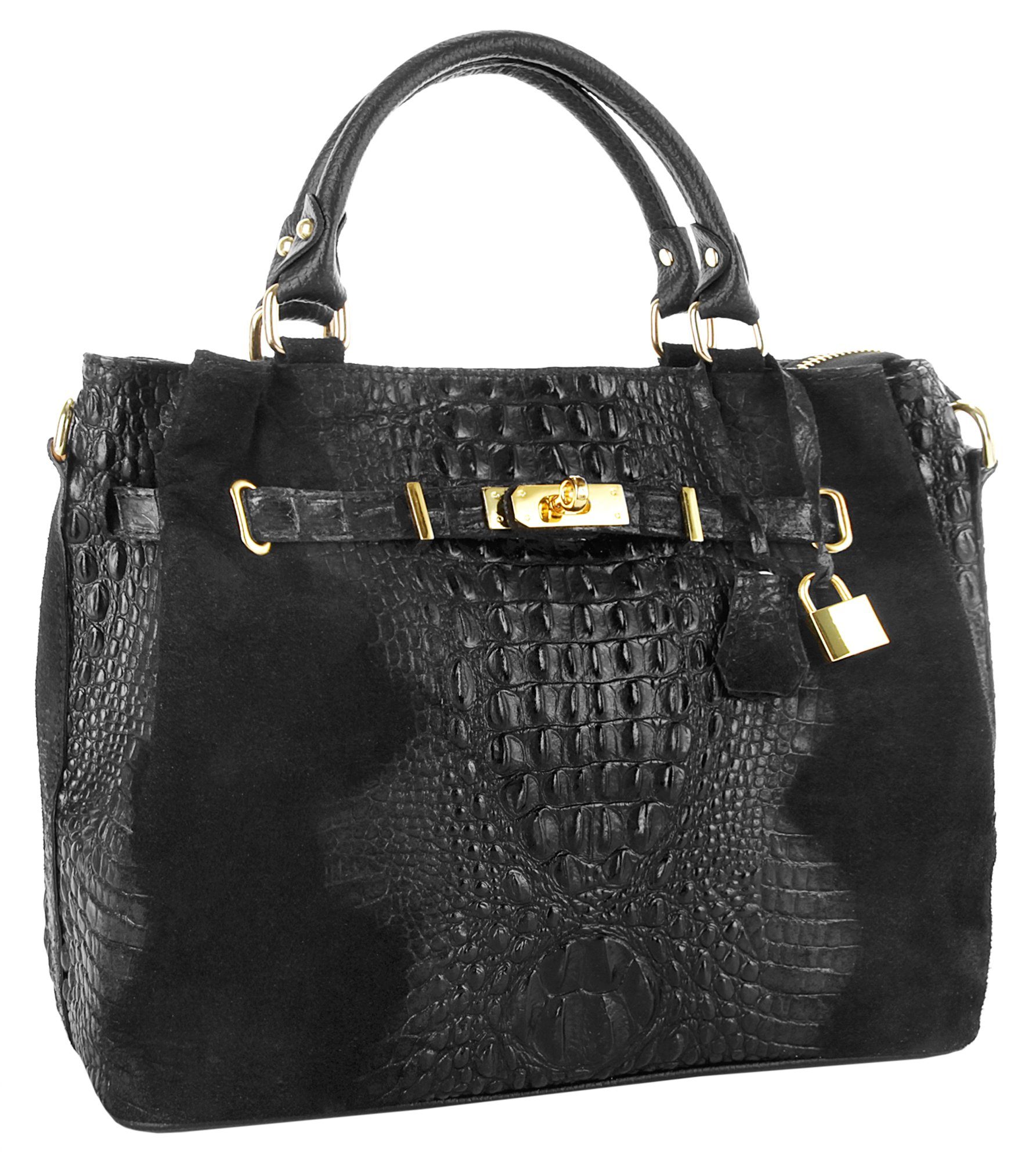 Cluty Tas echt leer, made in italy