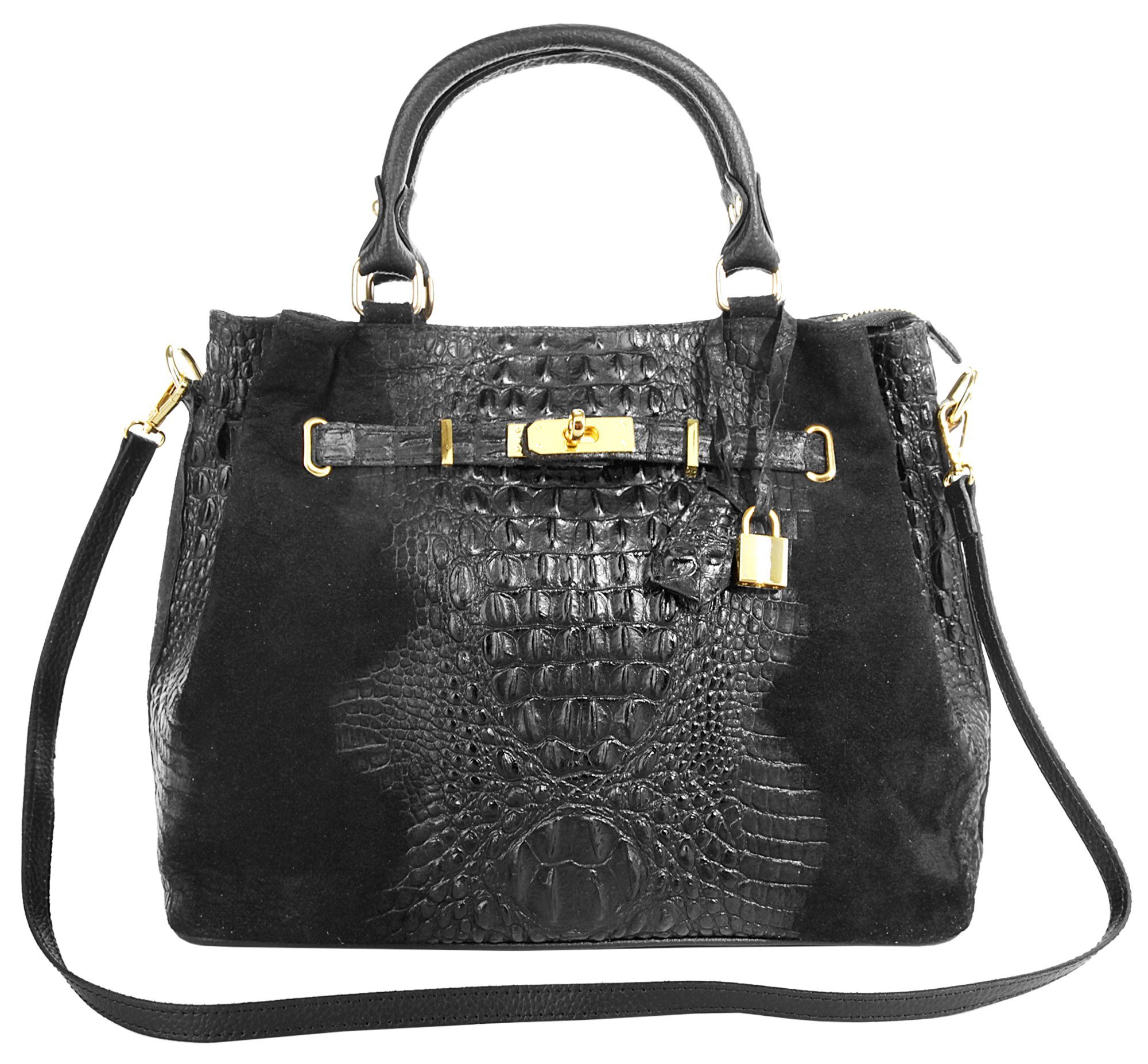 Cluty Tas echt leer, made in italy