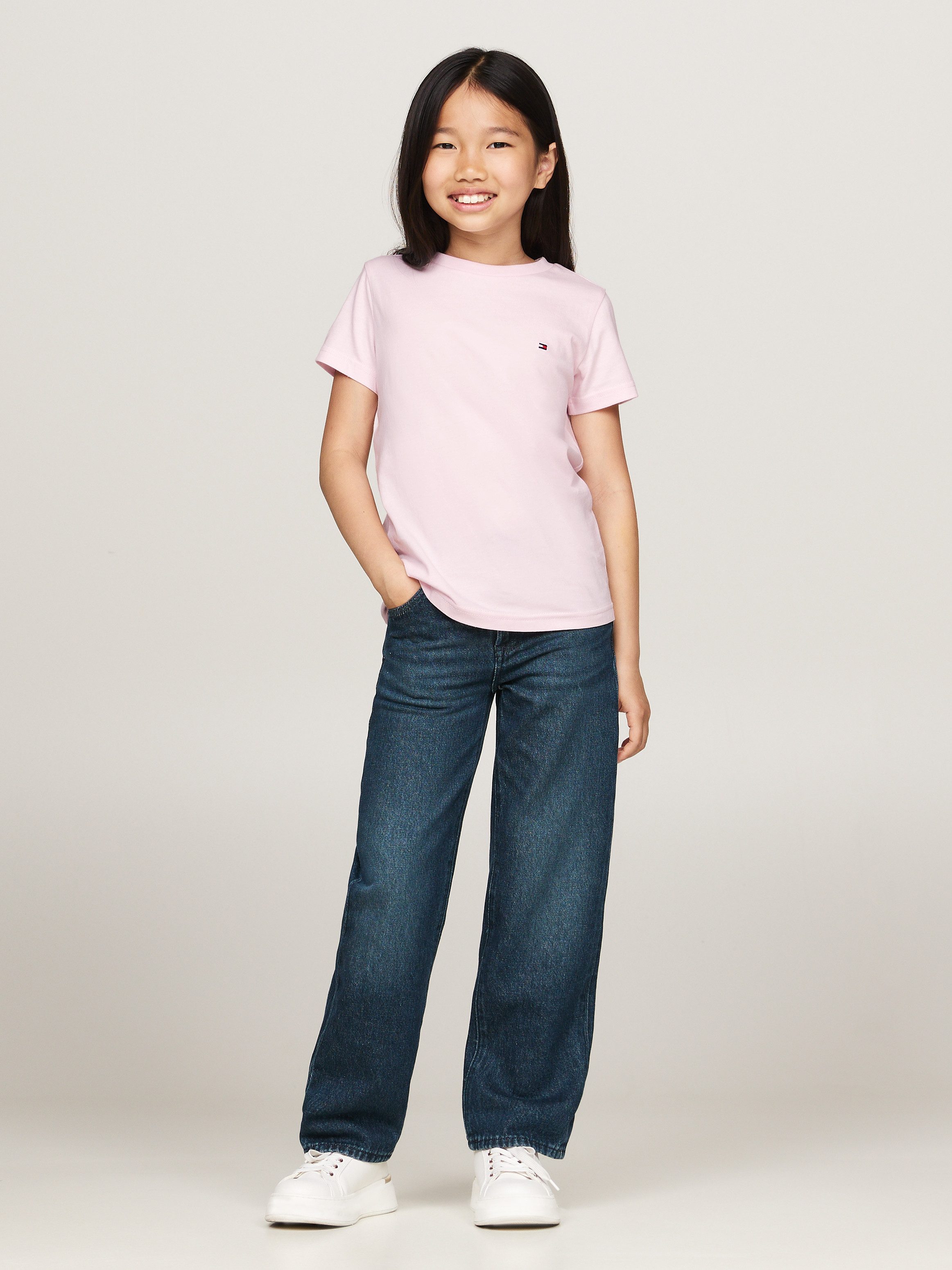 Tommy Hilfiger Underwear T-shirt 2P CN TEE SS met geborduurd logo (2-delig, Set van 2)