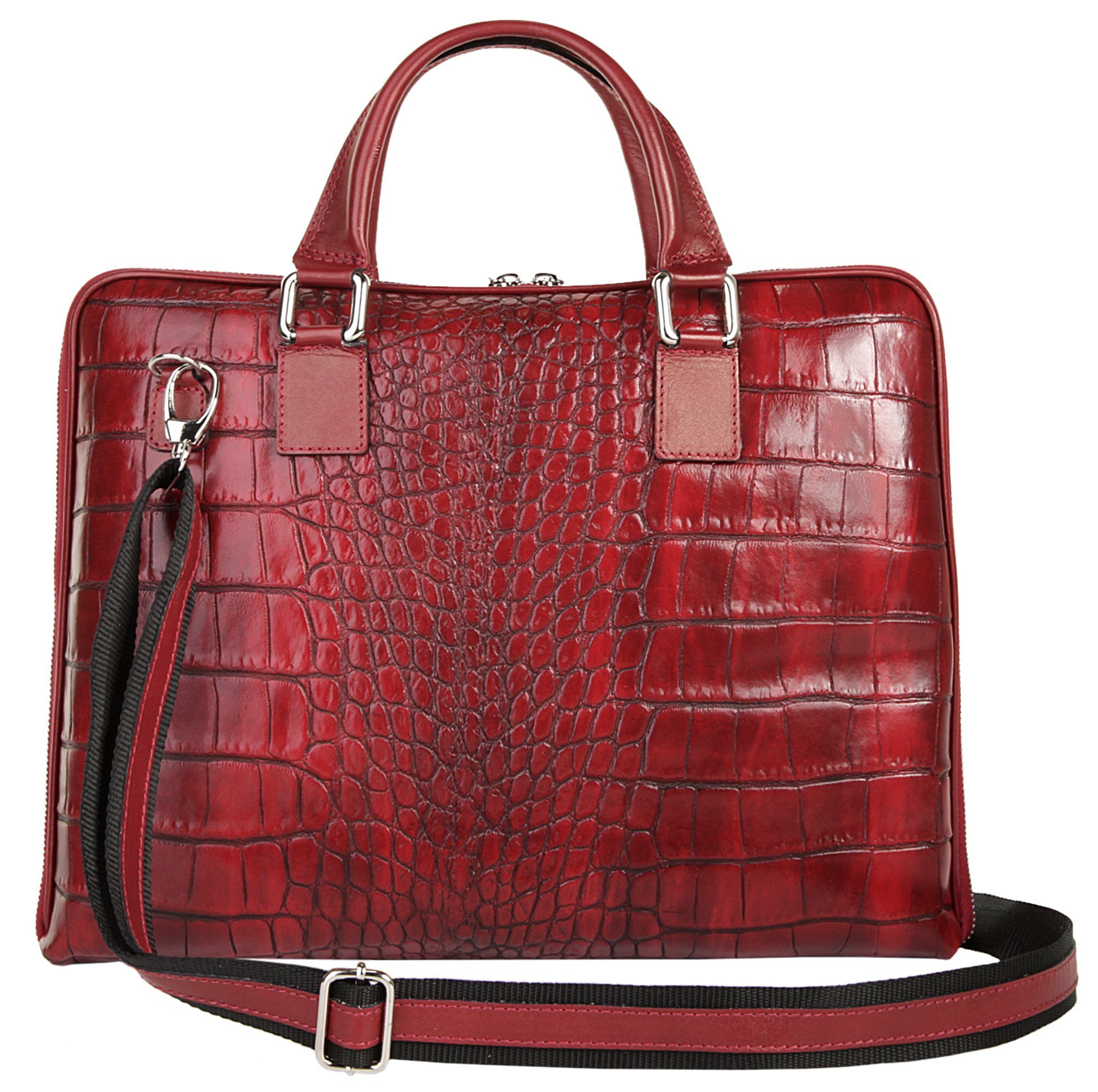 Samantha Look Aktetas echt leer, made in italy