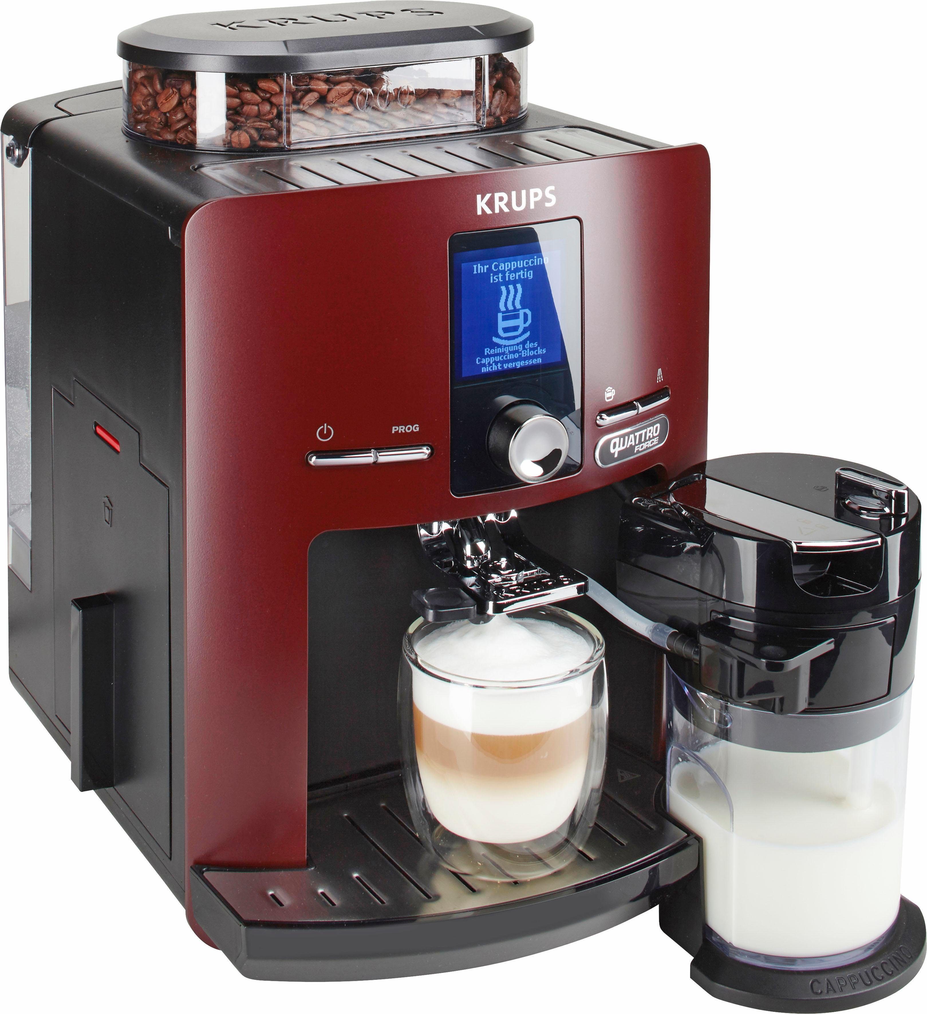 Zonnig fles juni Krups Volautomatisch koffiezetapparaat EA829G Espresseria Automatic  Latt'Espress, met compact lcd-display, geïntegreerd melkreservoir online  verkrijgbaar | OTTO