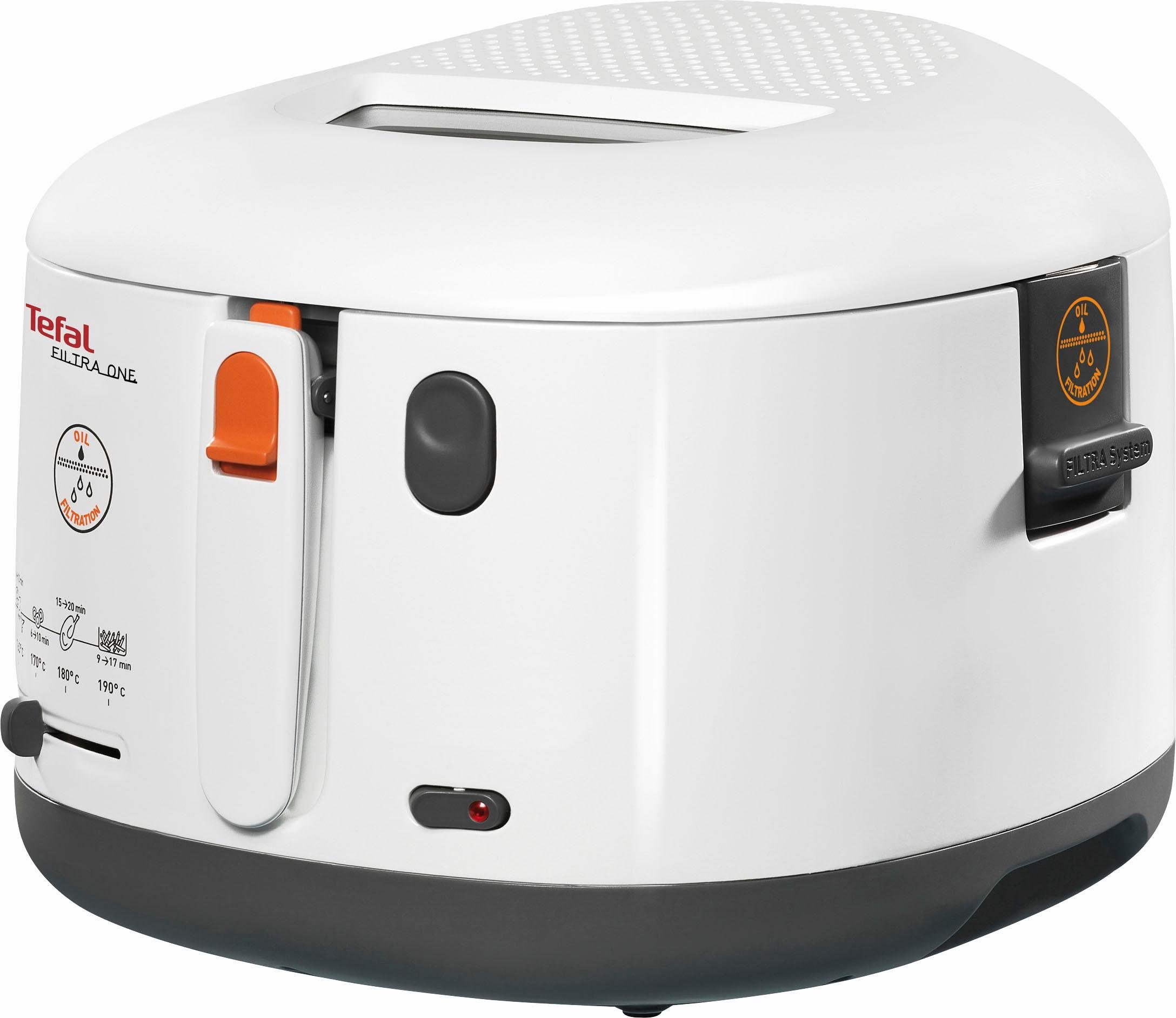 Tefal Friteuse Fritteuse FF1631 One Filtra 1,2 kg, opvangzeef voor frituurresten,...