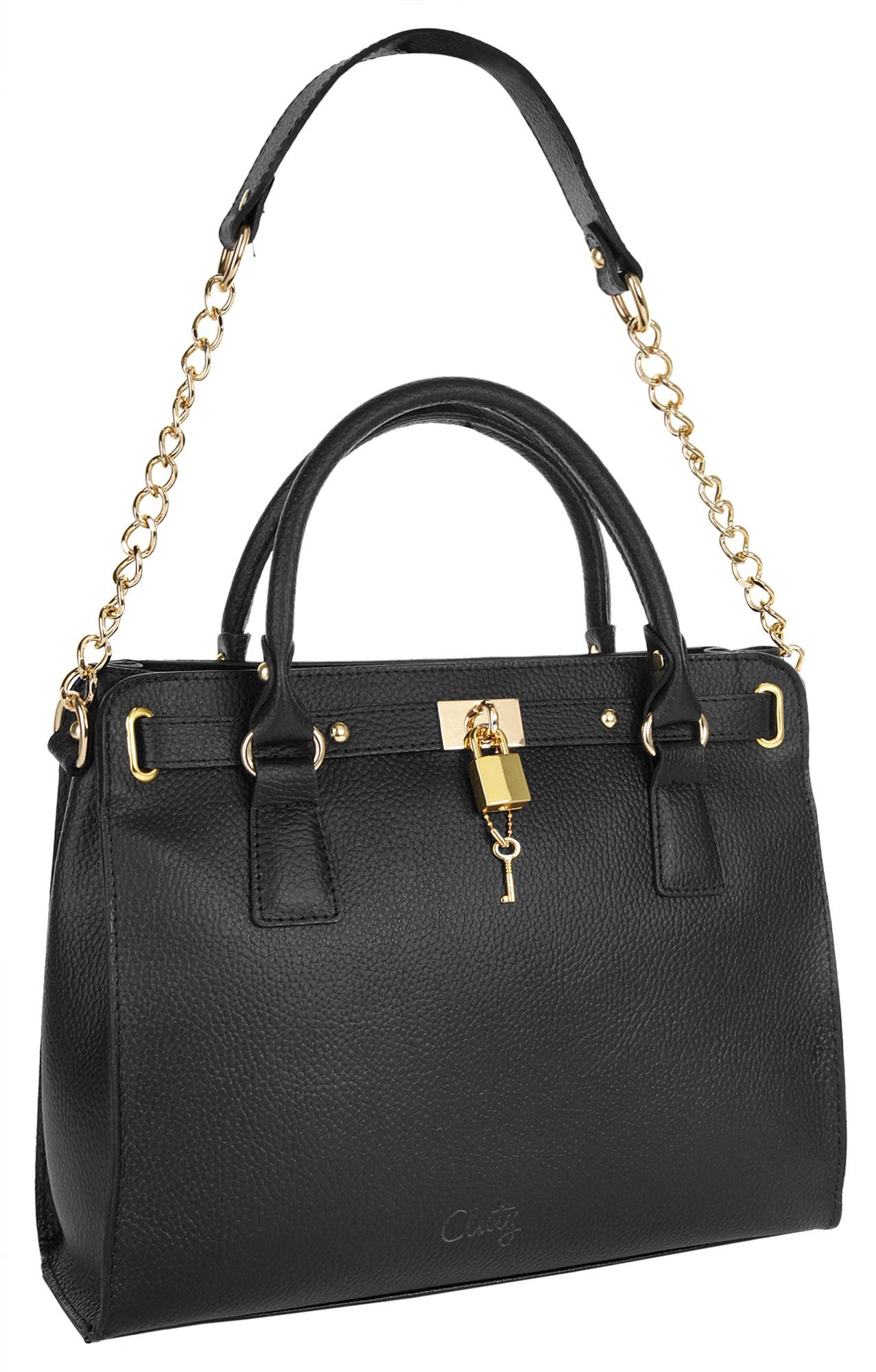 Cluty Tas echt leer, made in italy